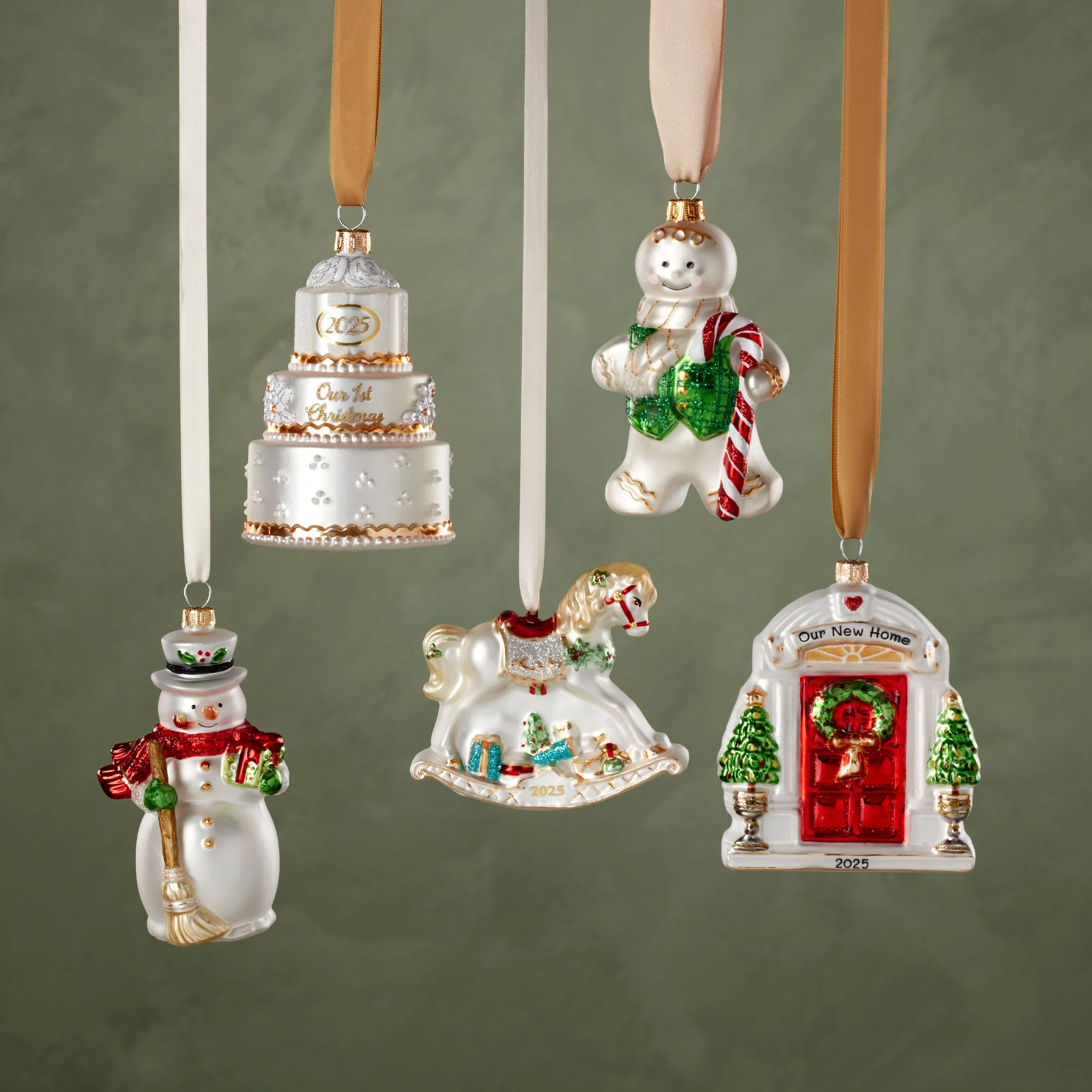 2025 Blown Glass Baby's 1st Rocking Horse Ornament - Image 5
