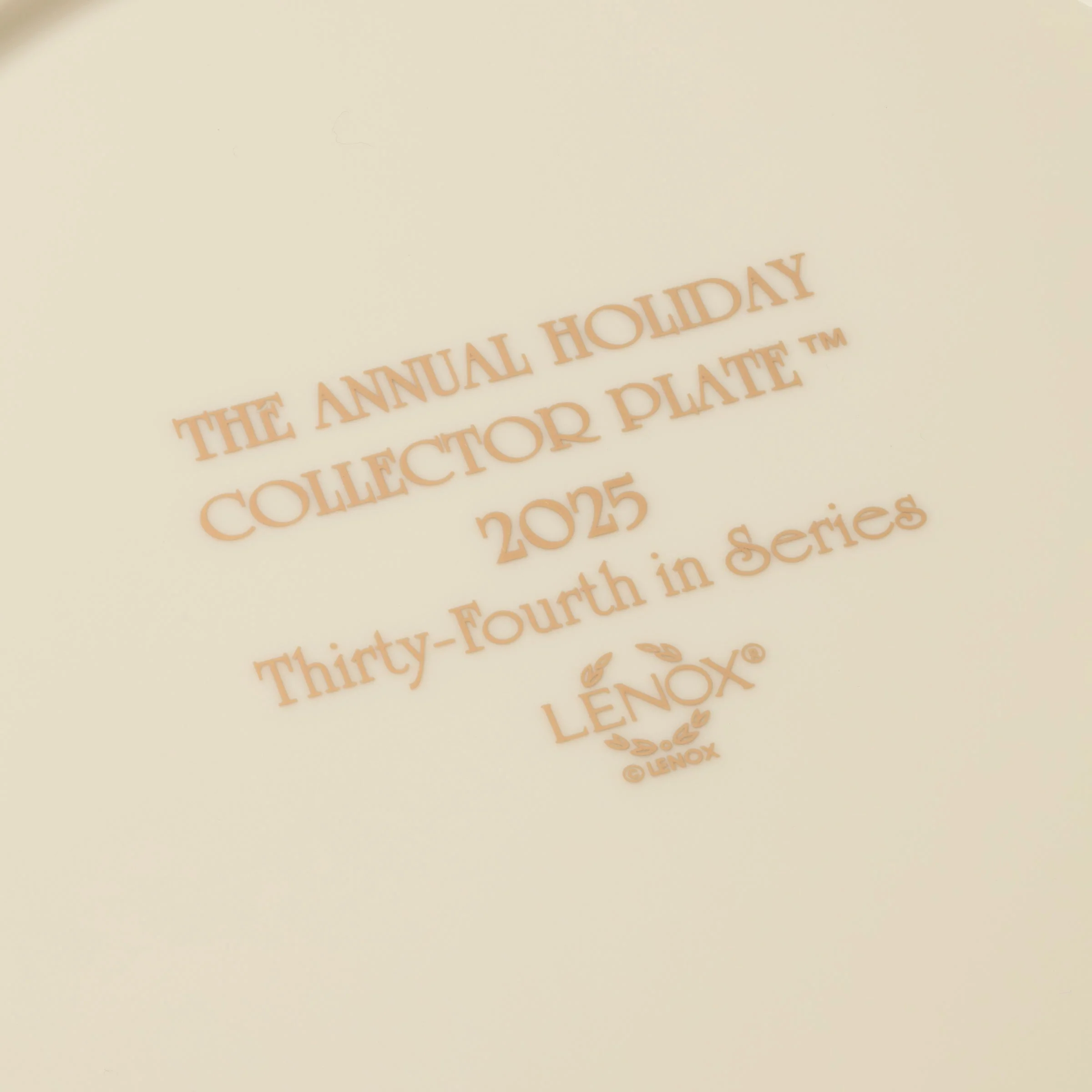 2025 Annual Holiday Plate Night Snow - Image 3