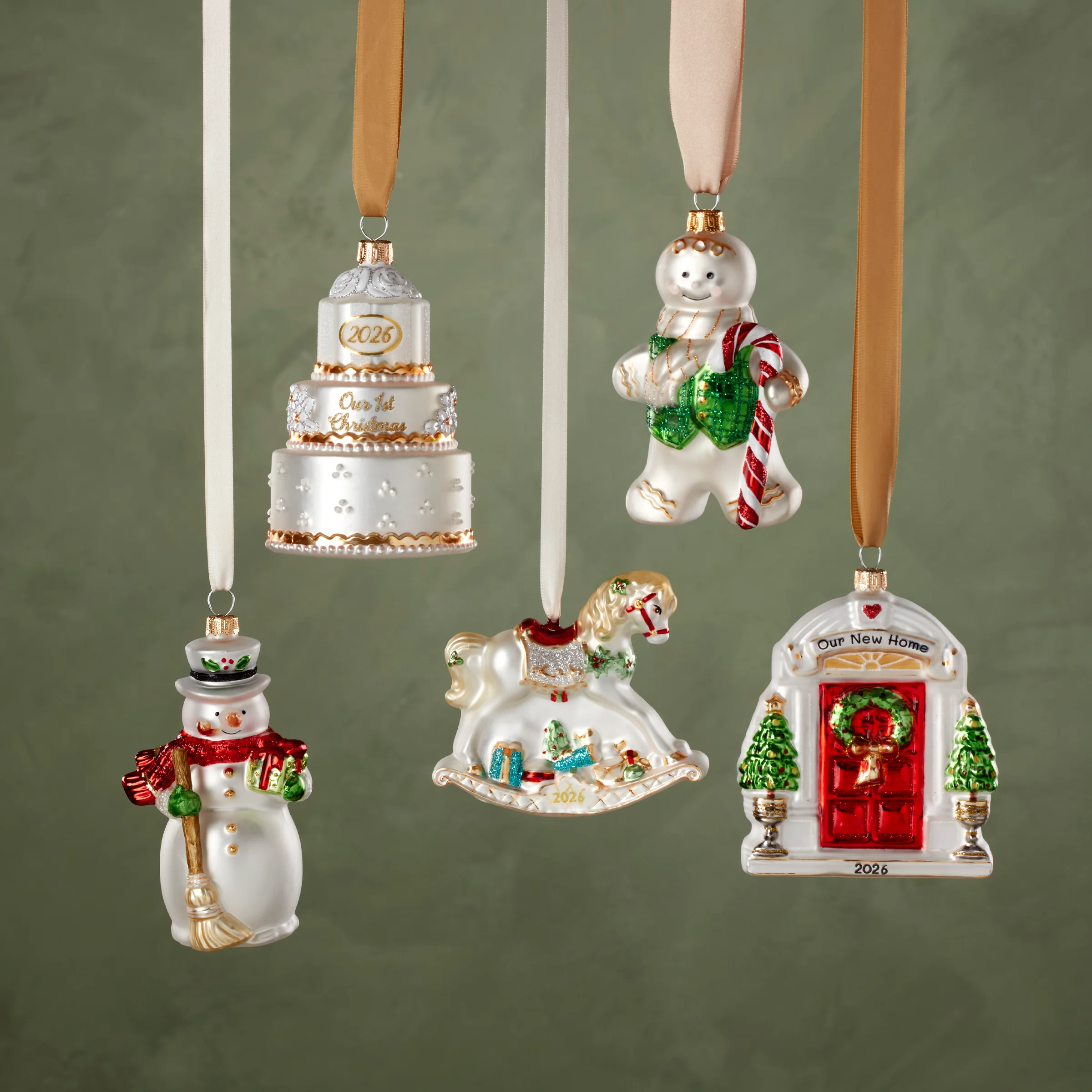 2026 Retro Blown Glass New Home Ornament - Image 5