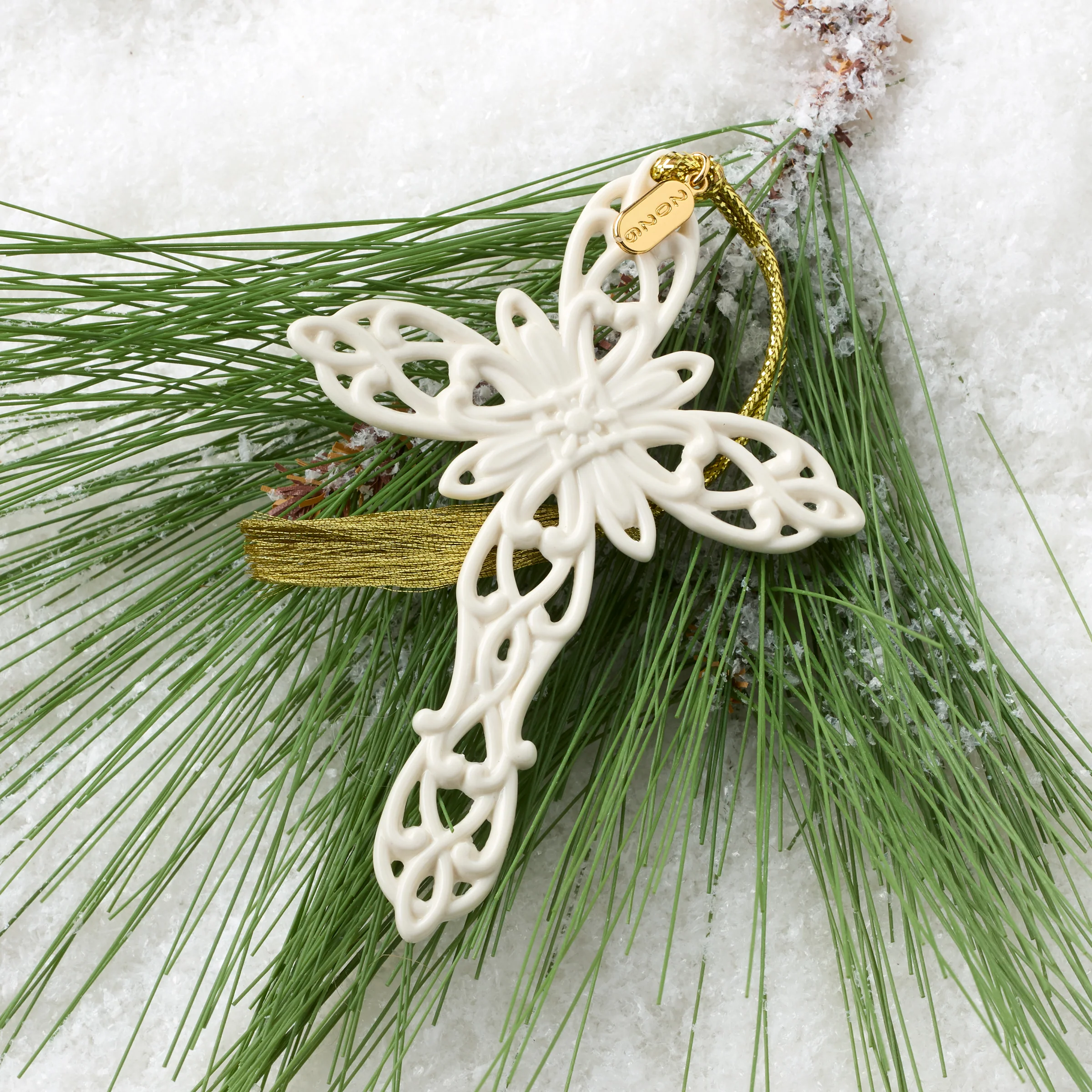 2026 Snow Fantasies Cross Ornament - Image 2