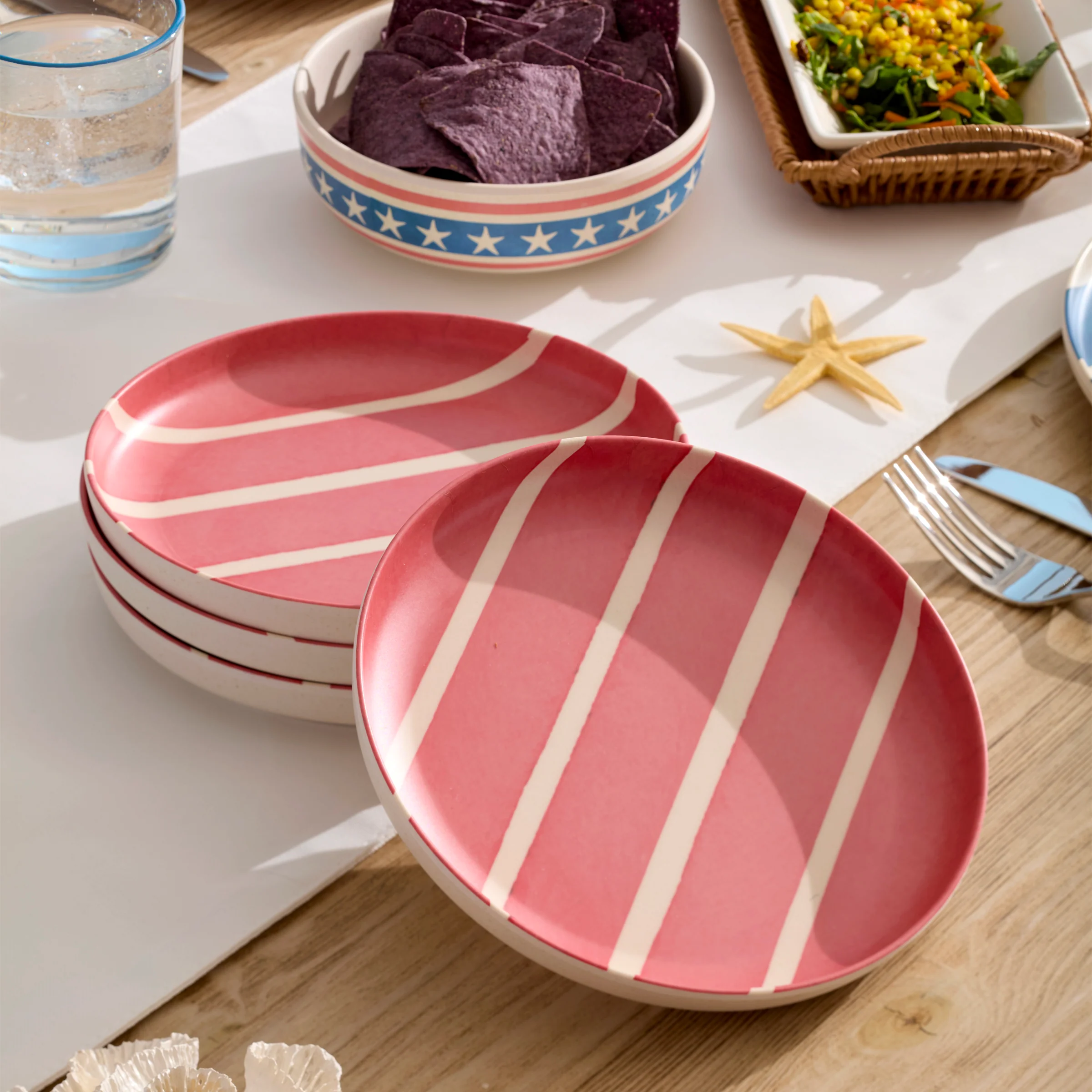 24 Seven Melamine Aweigh We Go 24-Piece Dinnerware Set - Image 8