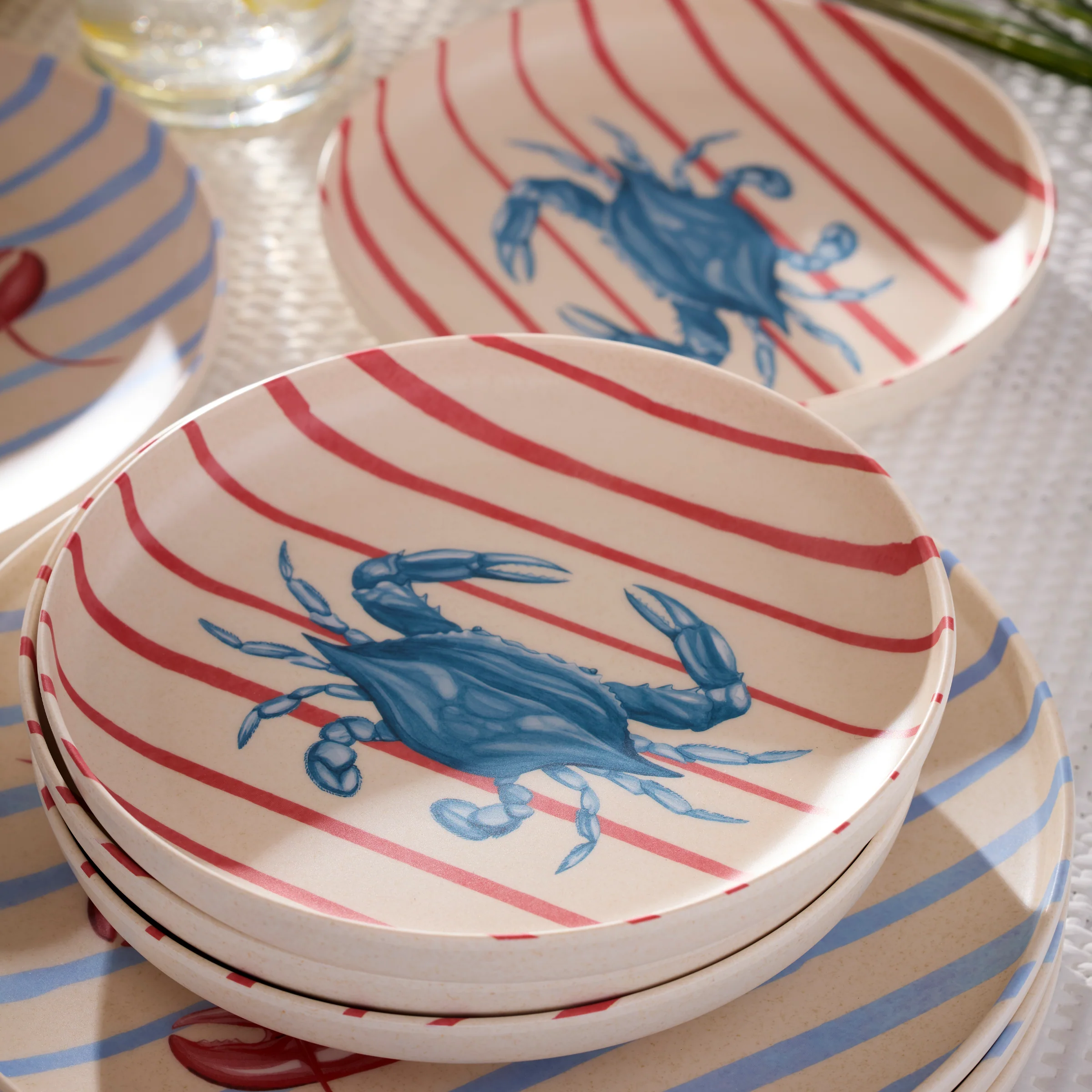 24 Seven Melamine Wharfside 18-Piece Dinnerware Set - Image 6