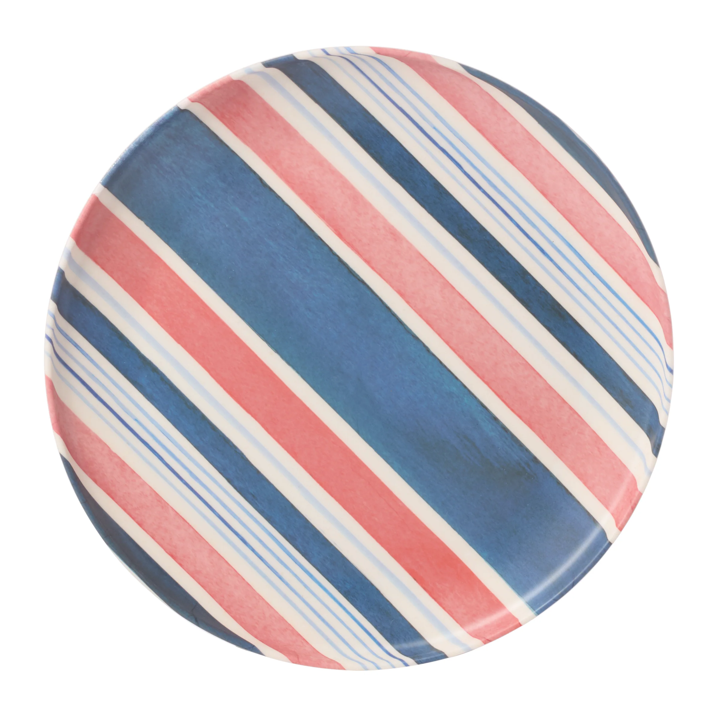 24 Seven Melamine Stripe 12-Piece Dinnerware Set - Image 13