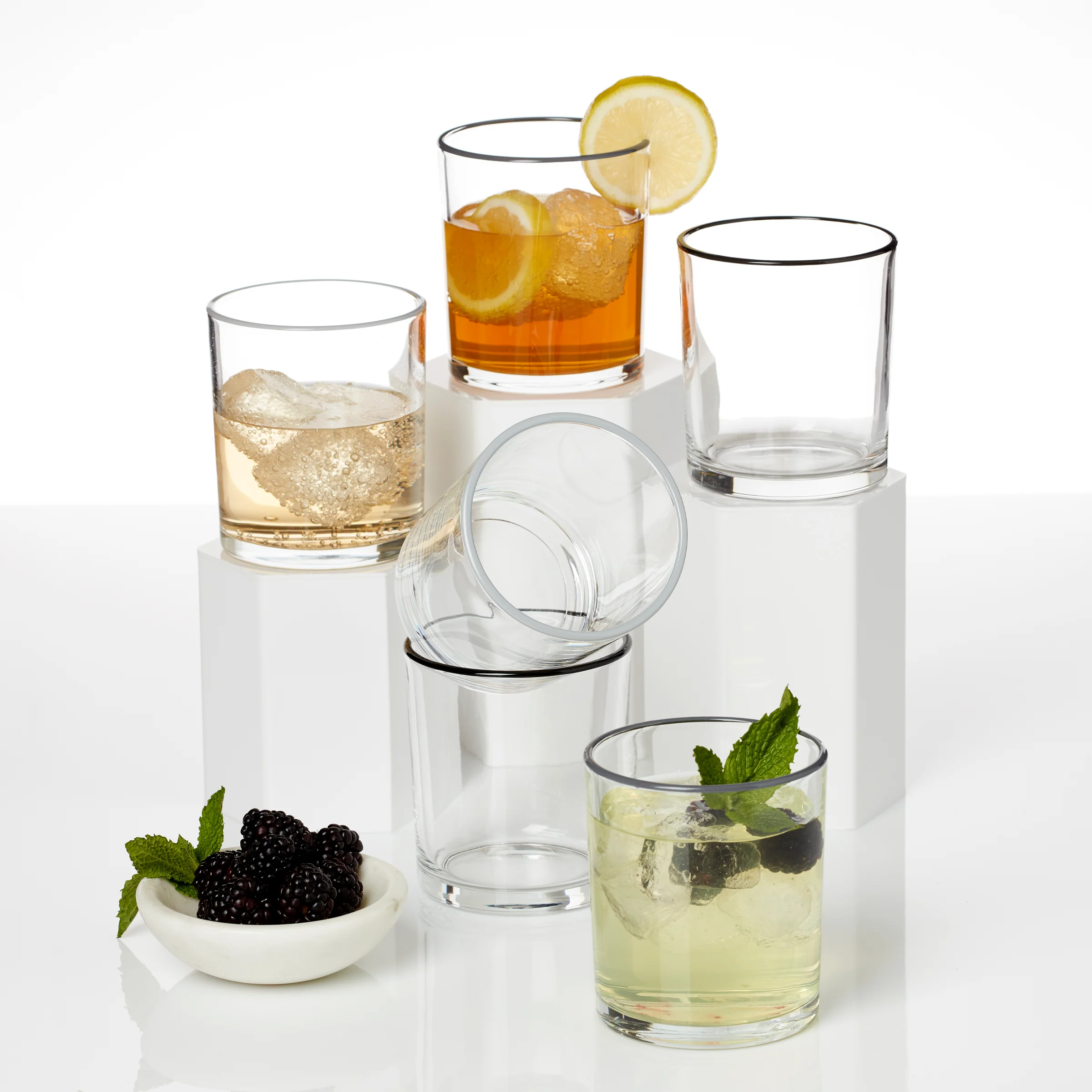24 Seven Pumice 6-Piece Medium Tumbler Set - Image 8