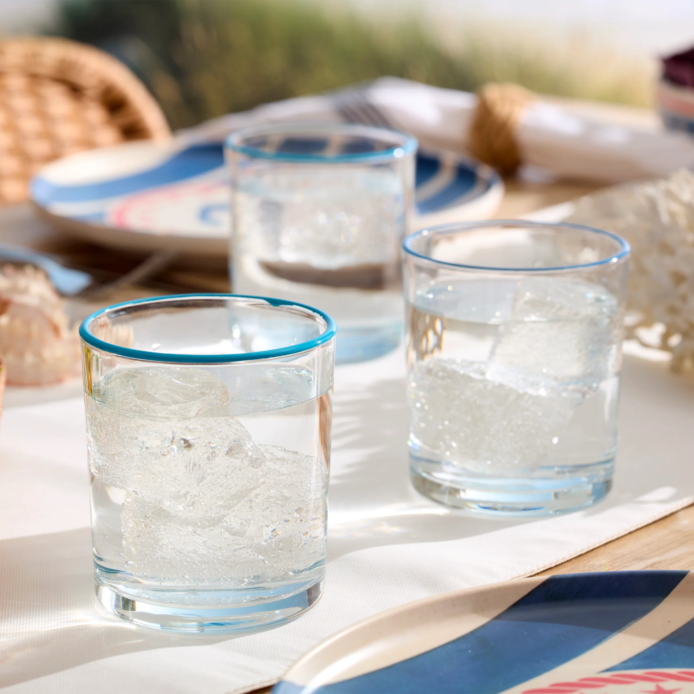 24 Seven Turquoise 6-Piece Medium Tumbler Set - Image 3