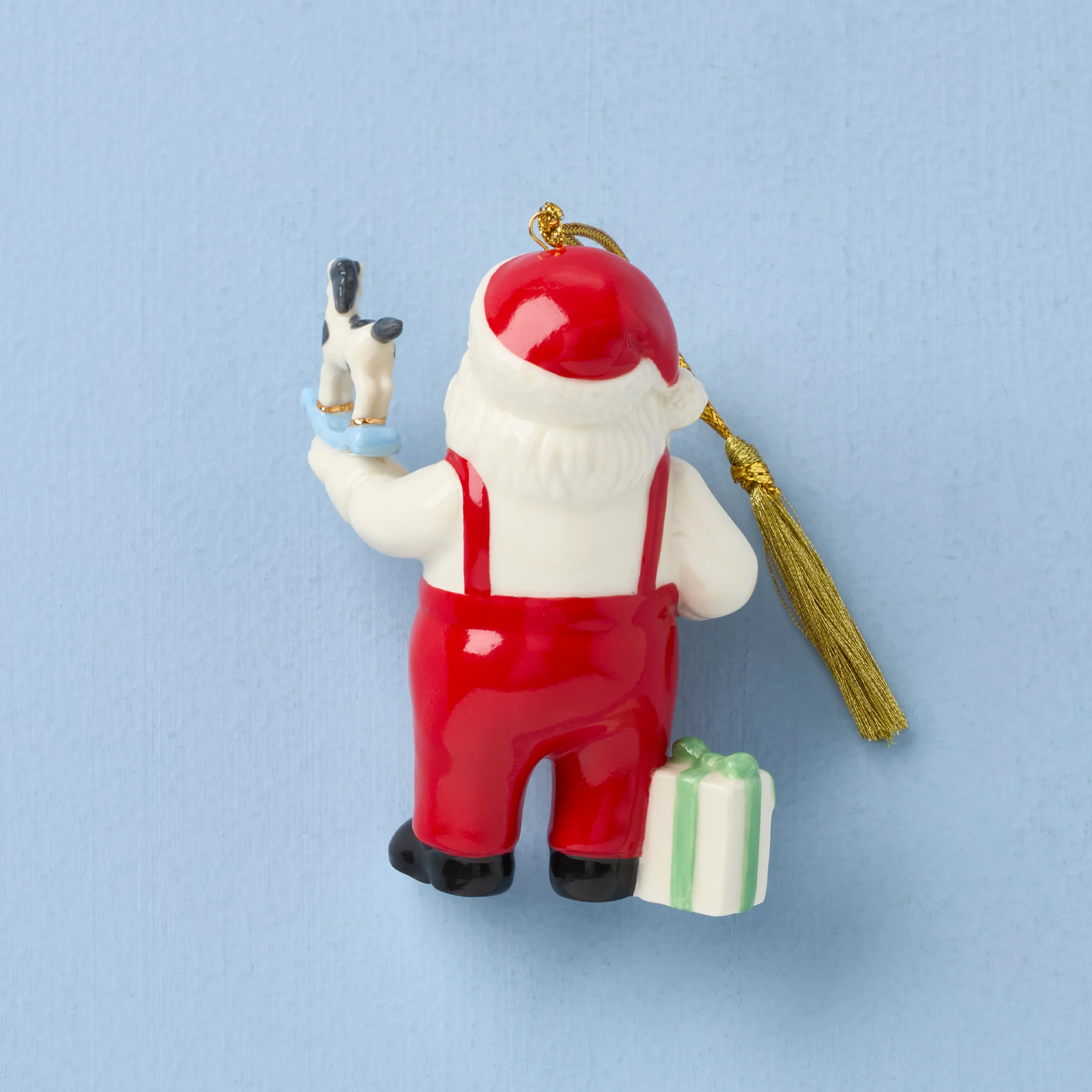 African American Santa Workshop Ornament - Image 2