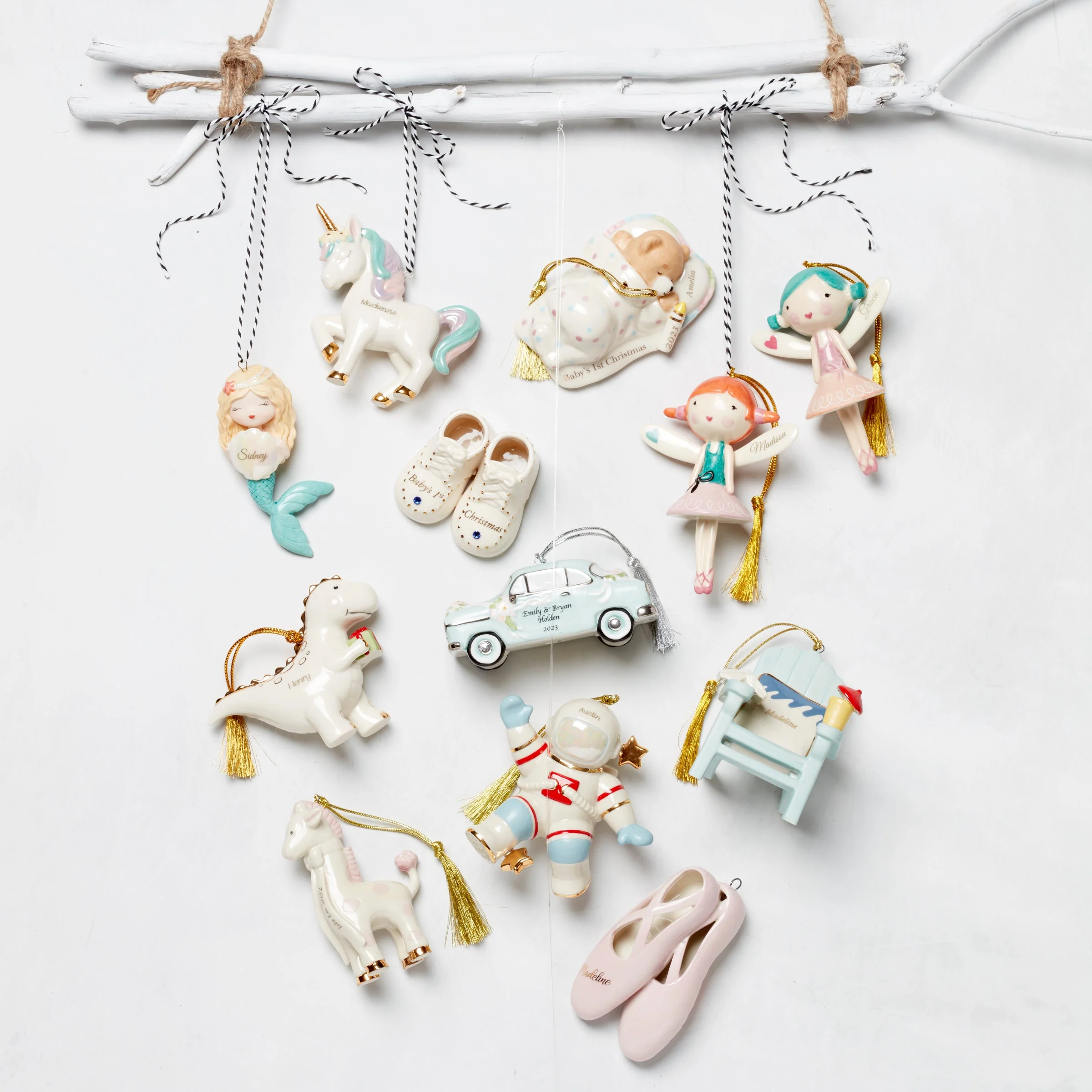 Personalized Baby's Teddy Bear Ornament - Image 4