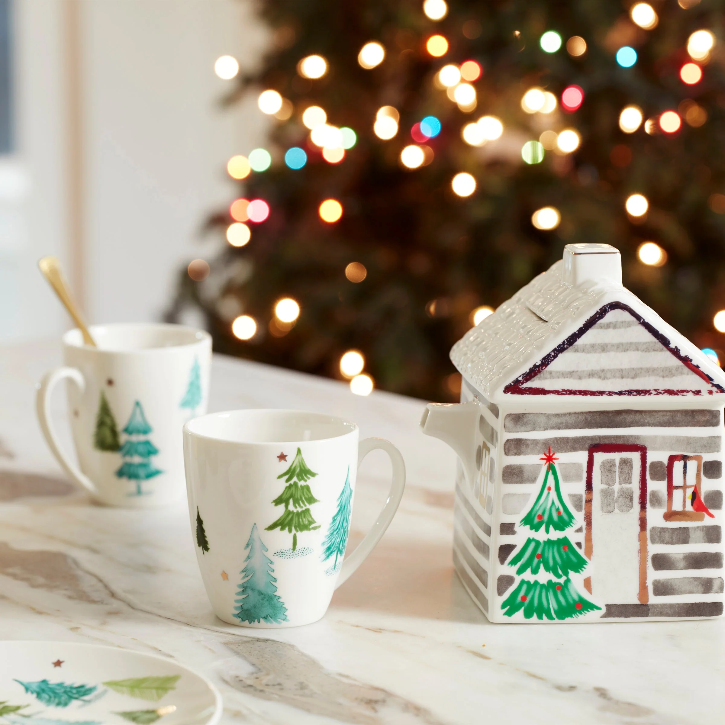 Balsam Lane Mugs, Set of 4 - Image 3