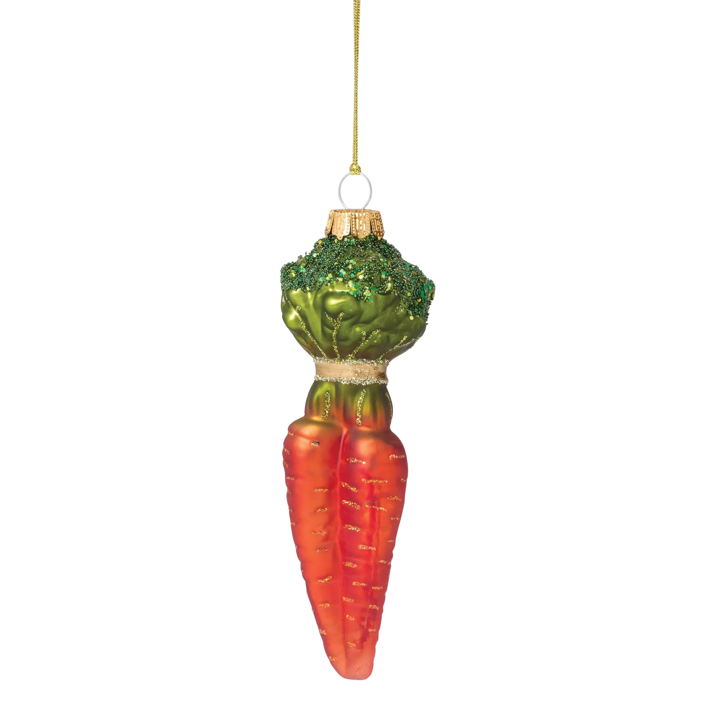 Retro Blown Glass Carrot Ornament - Image 6