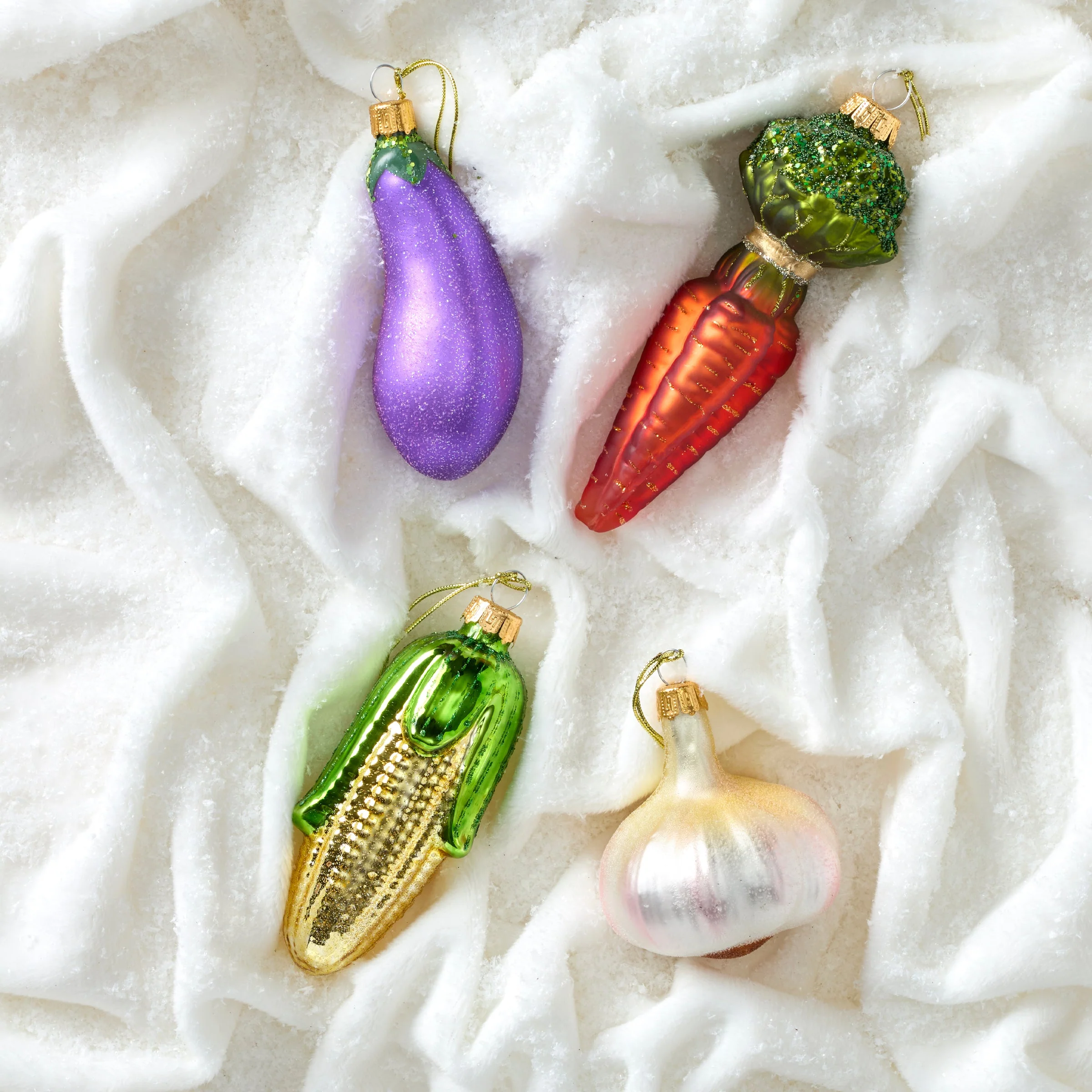 Retro Blown Glass Carrot Ornament - Image 3