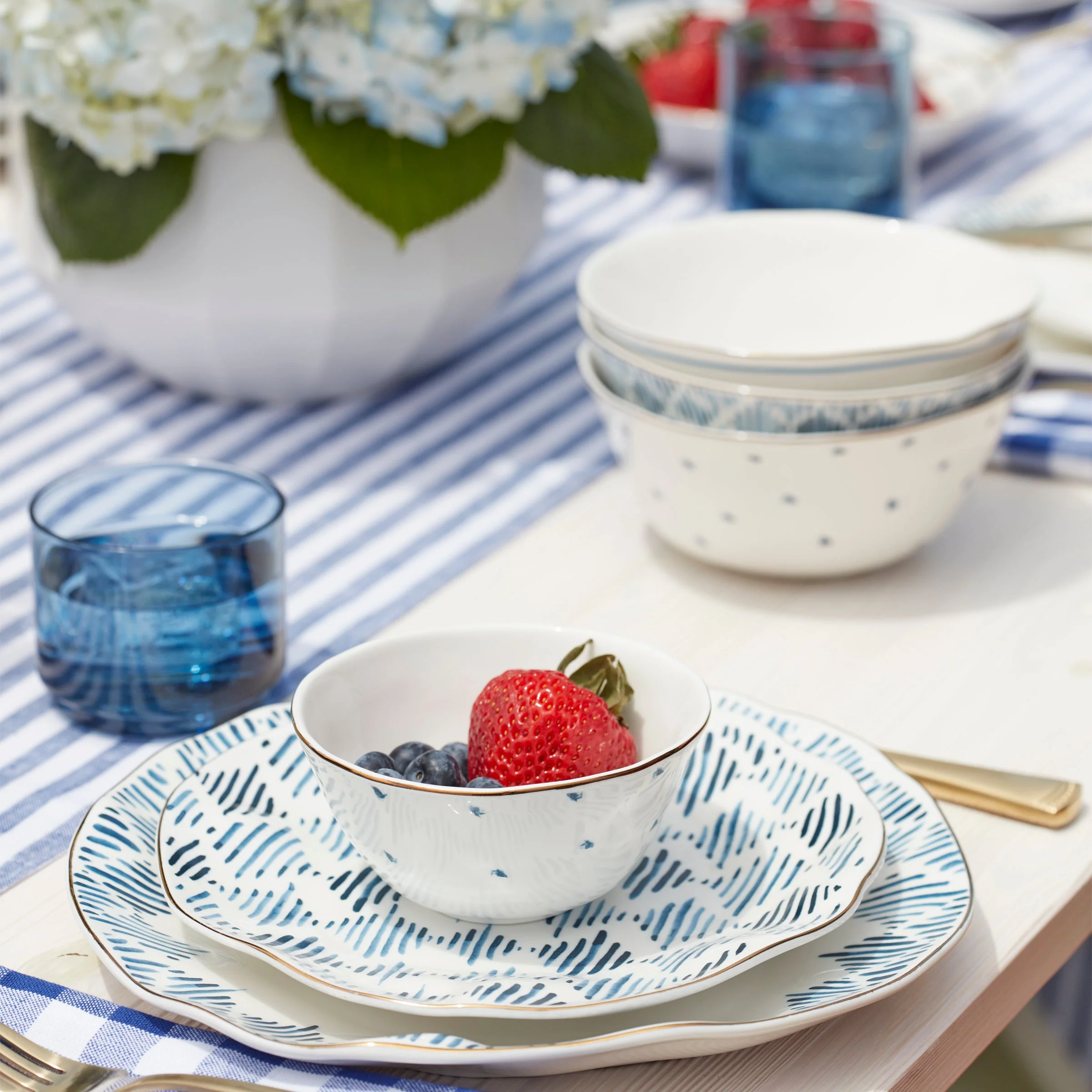 Blue Bay Dessert Bowls, Set of 4 - Image 3