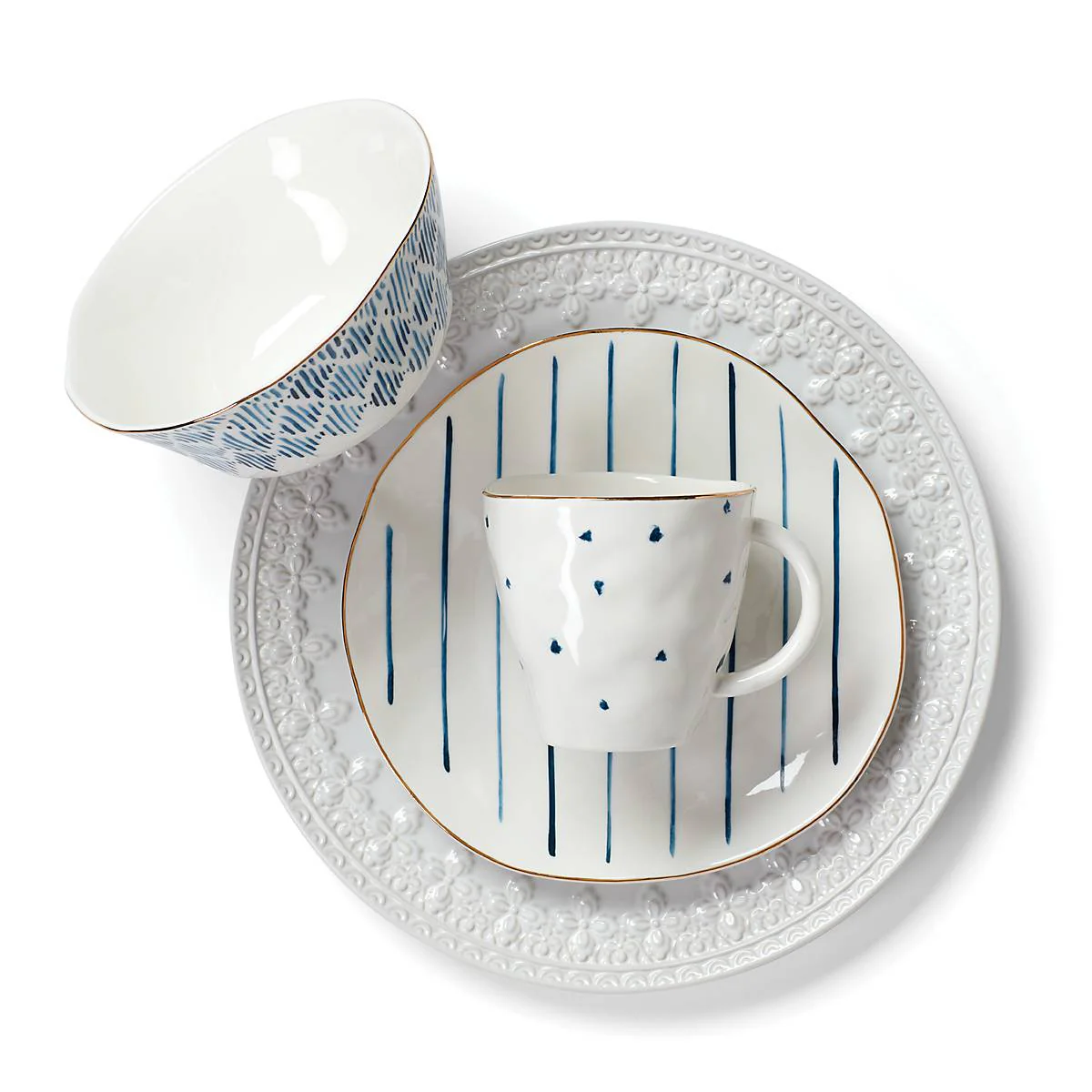 Blue Bay Dessert Mugs, Set of 4 - Image 3