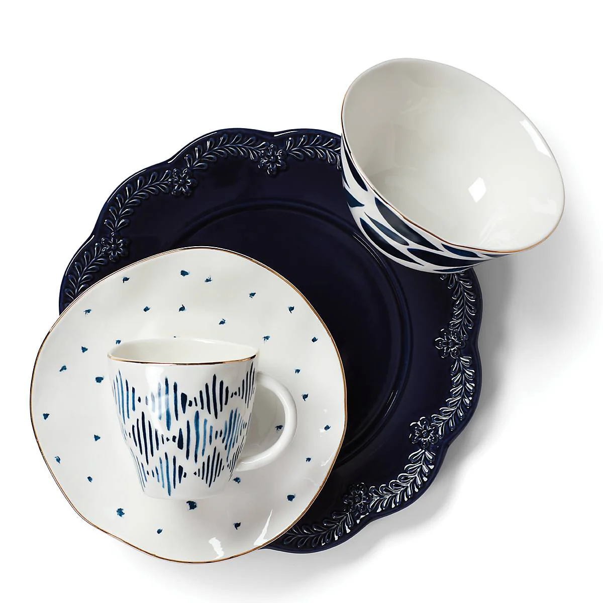 Blue Bay Dessert Mugs, Set of 4 - Image 5