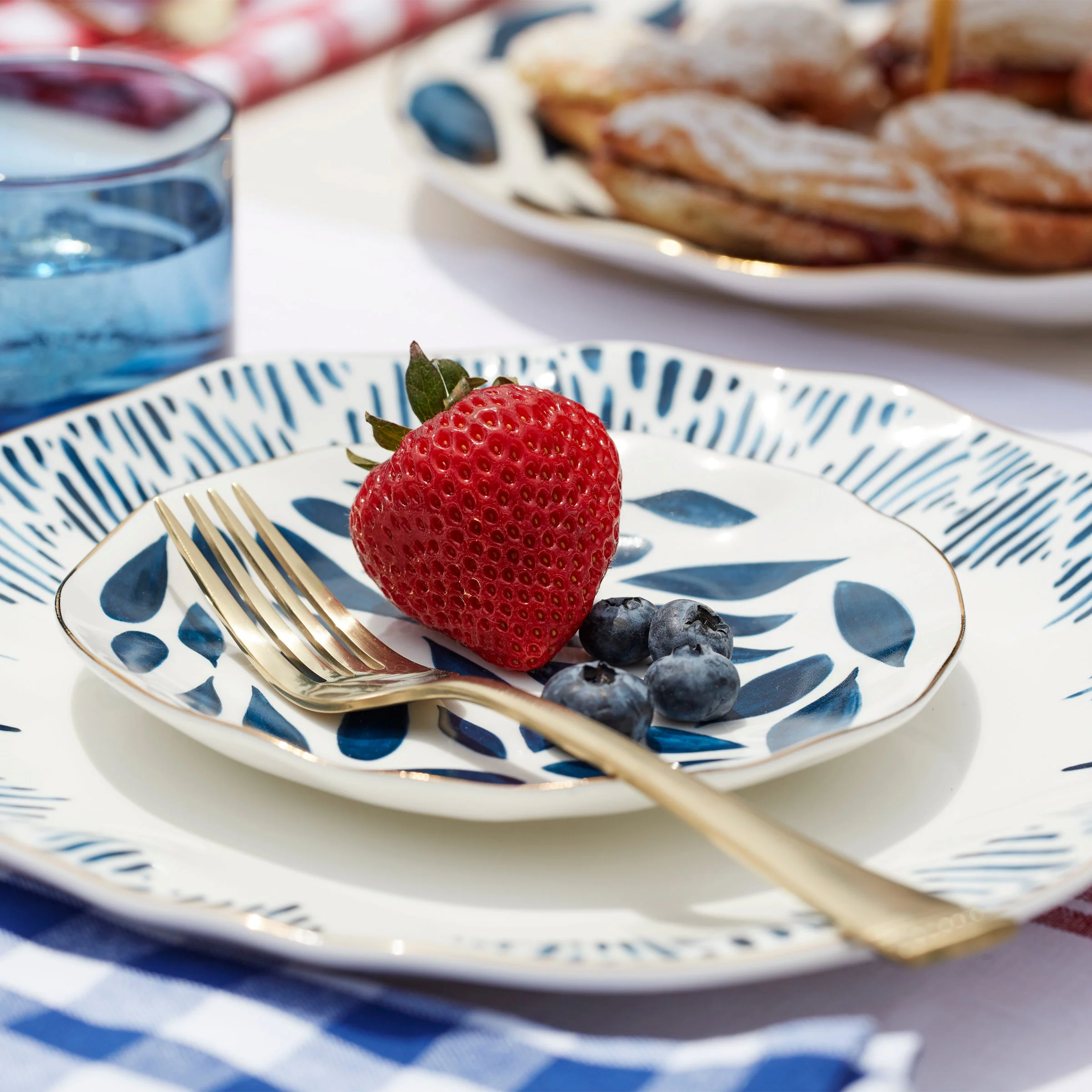 Blue Bay Tidbit Plates, Set of 4 - Image 3