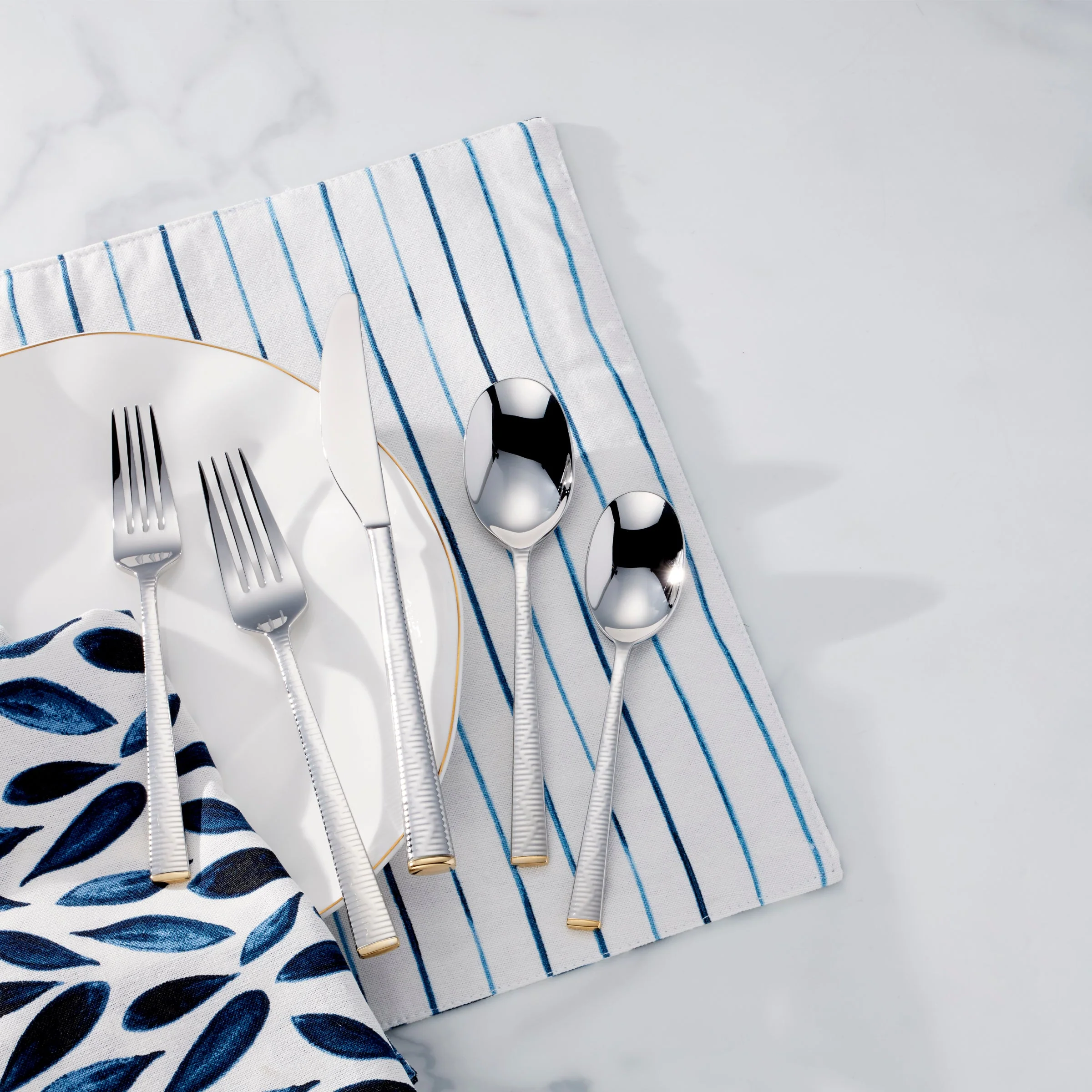 Blue Bay 20-Piece Flatware Set - Image 4