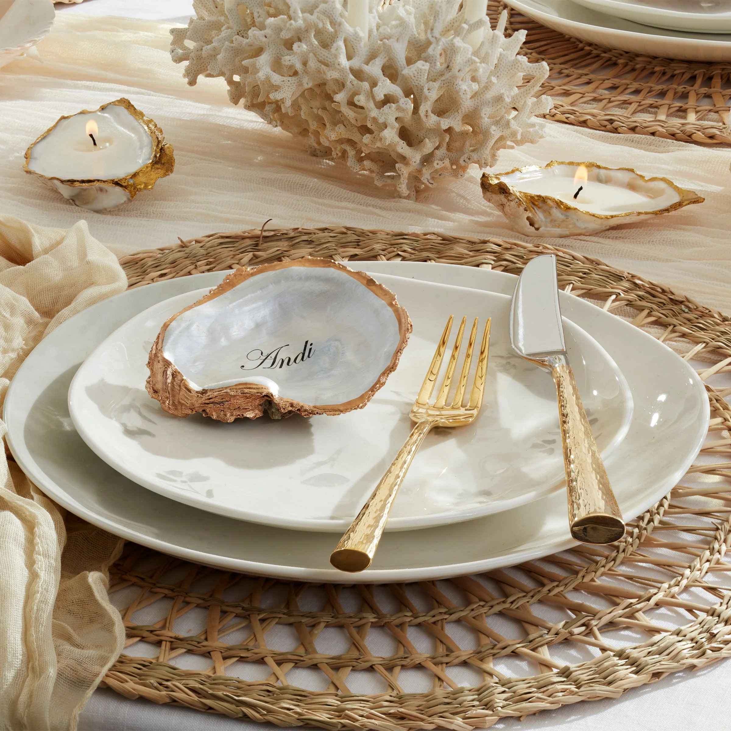 Oyster Bay 12-Piece Dinnerware Set - Image 10