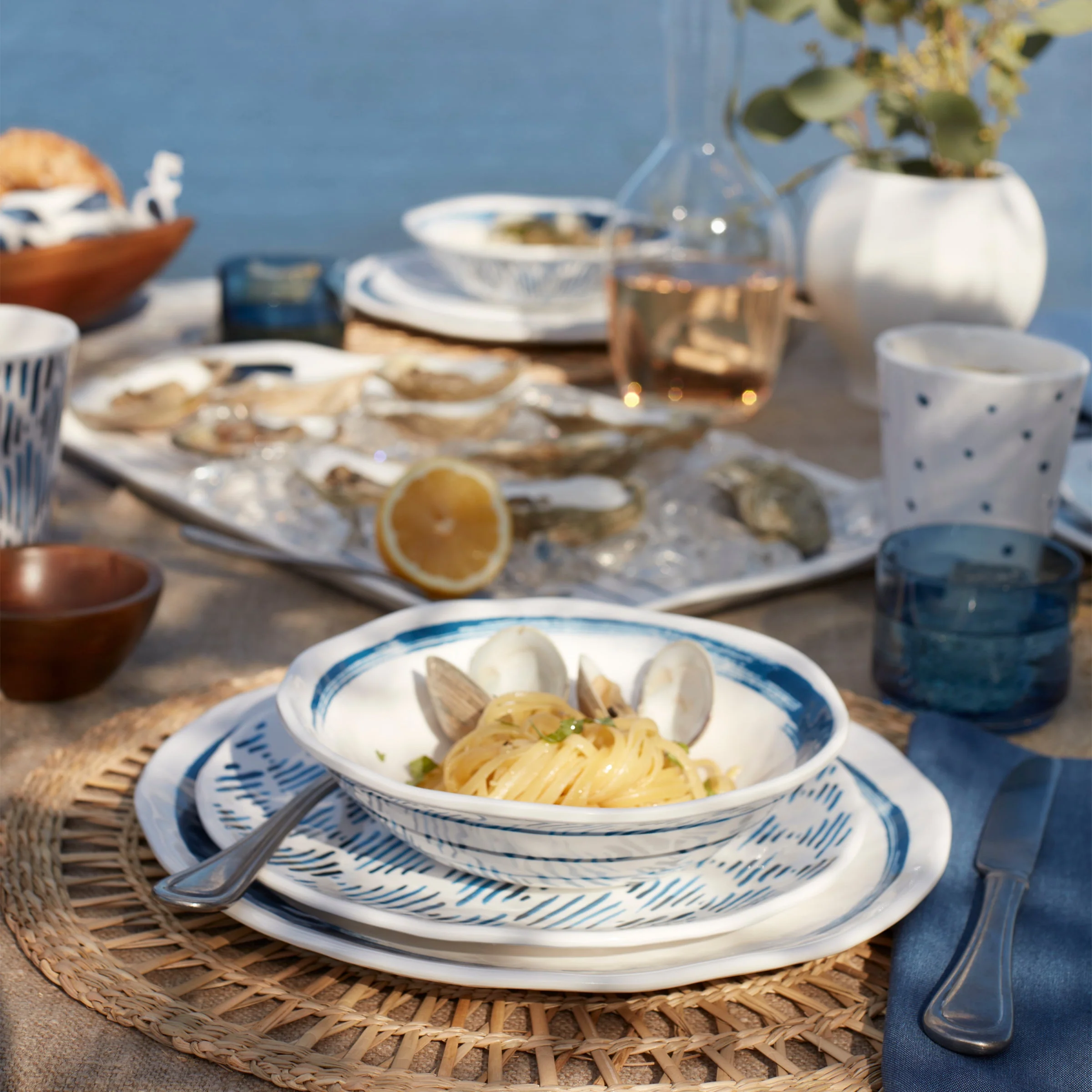Blue Bay Melamine Assorted Accent Plates, Set of 4 - Image 8