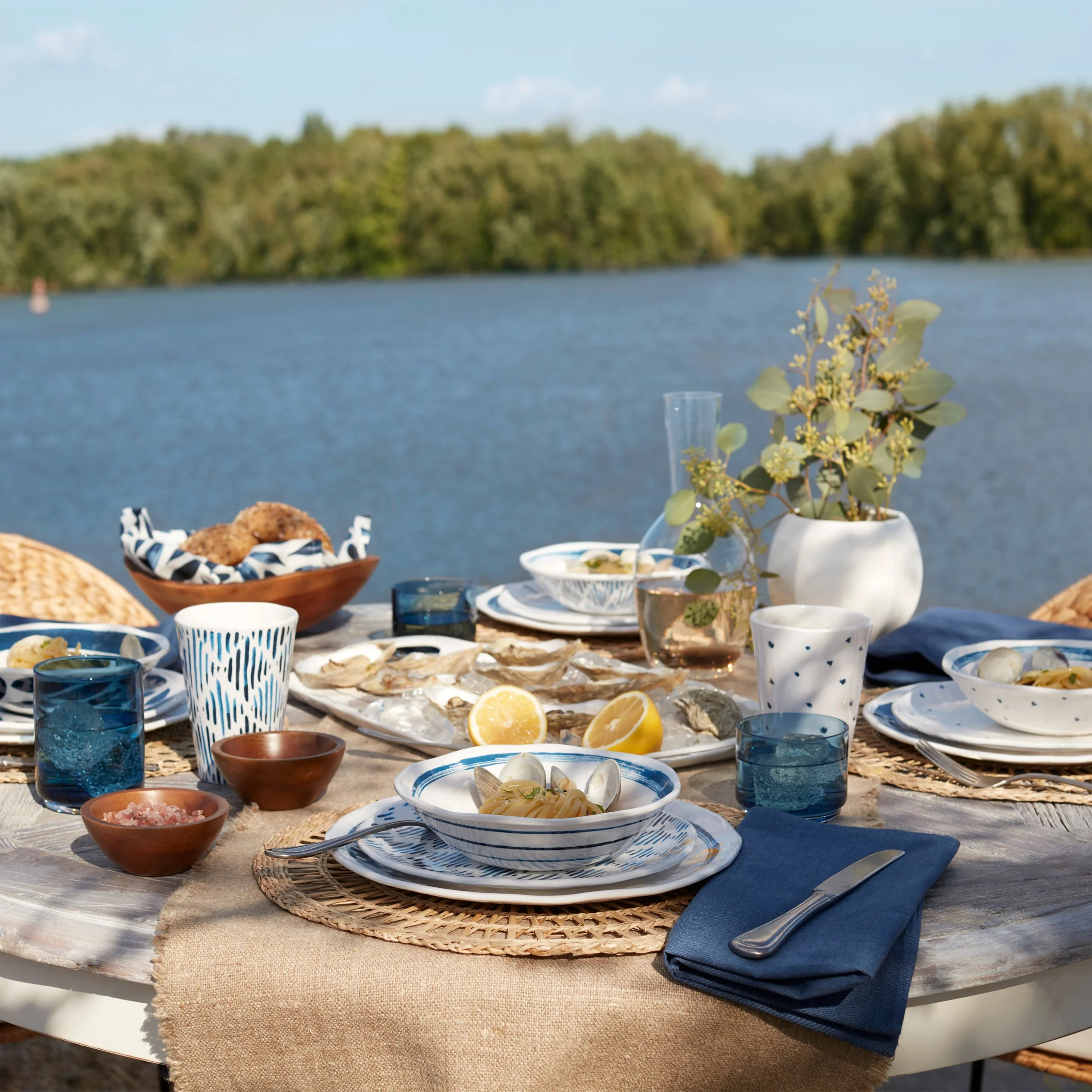 Blue Bay Melamine Assorted Accent Plates, Set of 4 - Image 9