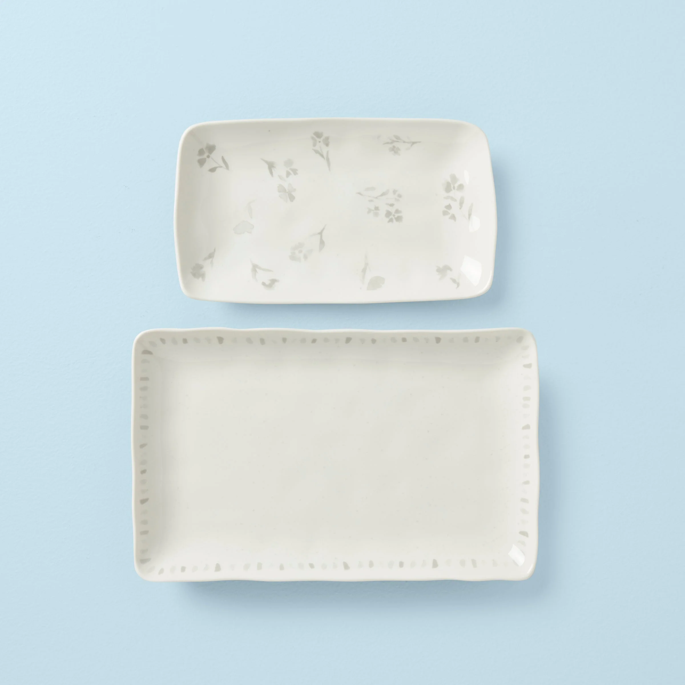 Oyster Bay 2-Piece Nesting Serving Platters - Image 2