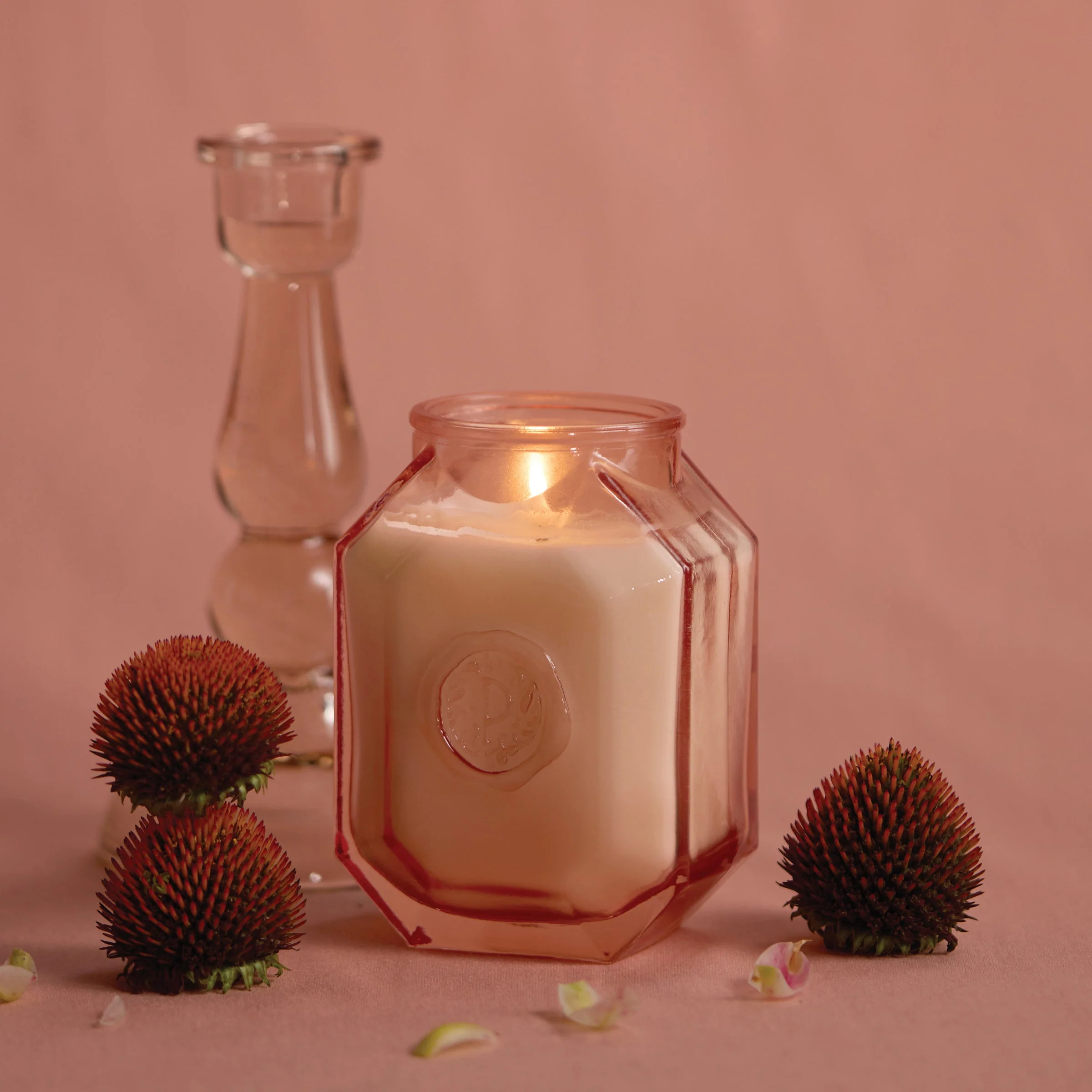 Botanica Saffron Rose 8oz Candle - Image 6