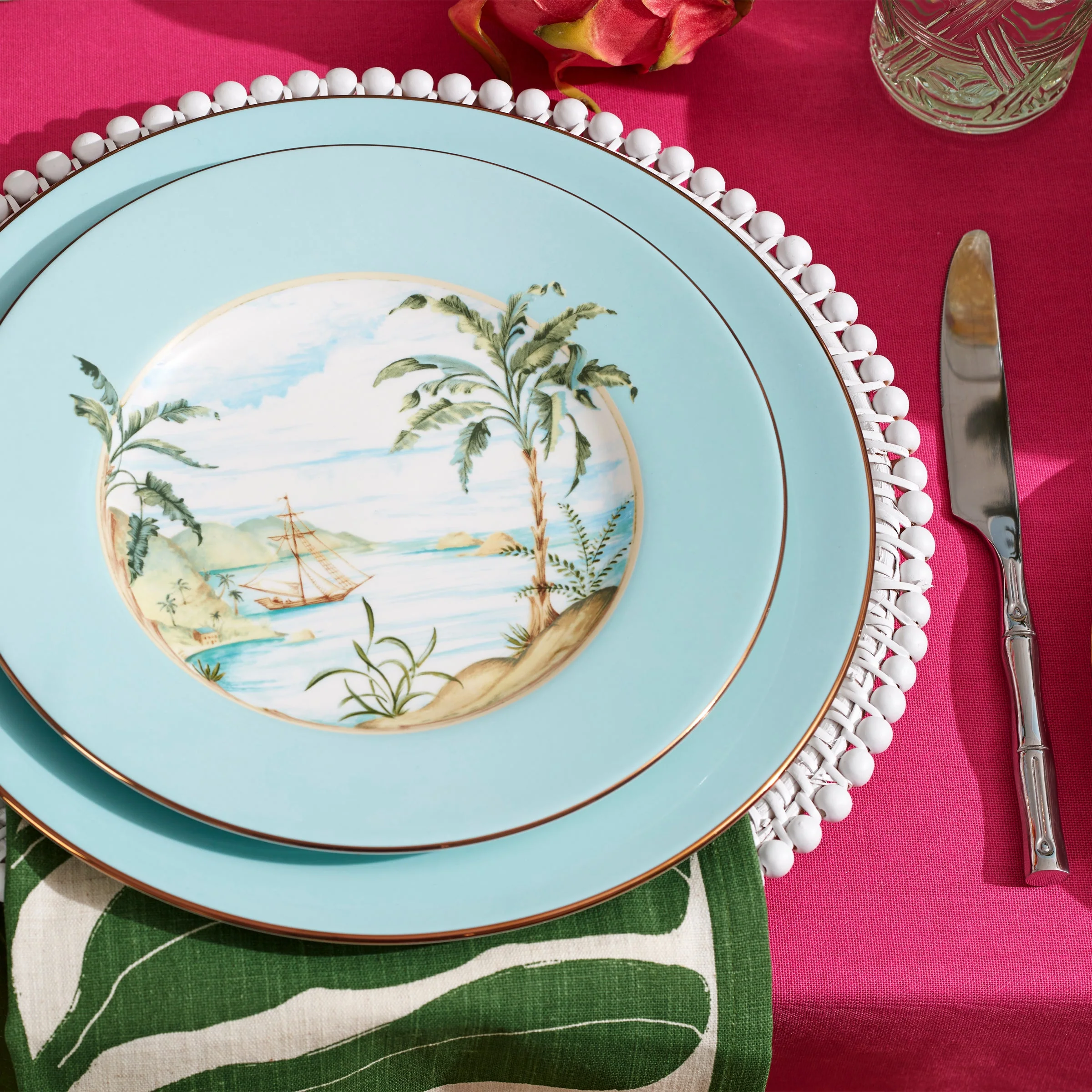 British Colonial Tradewind Accent Plate - Image 2