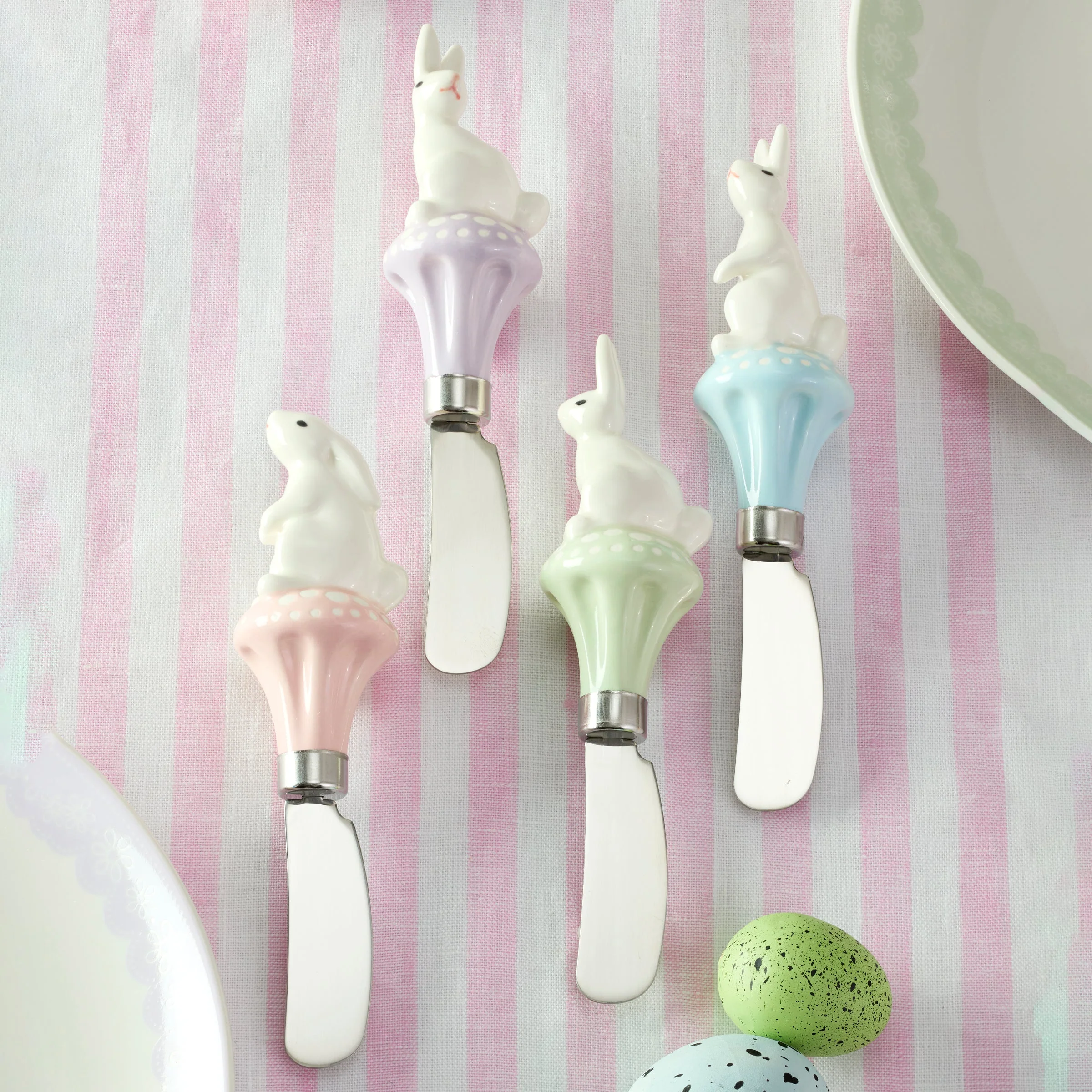 Bunny Hop Cheese Spreaders, Set of 4 - Image 2