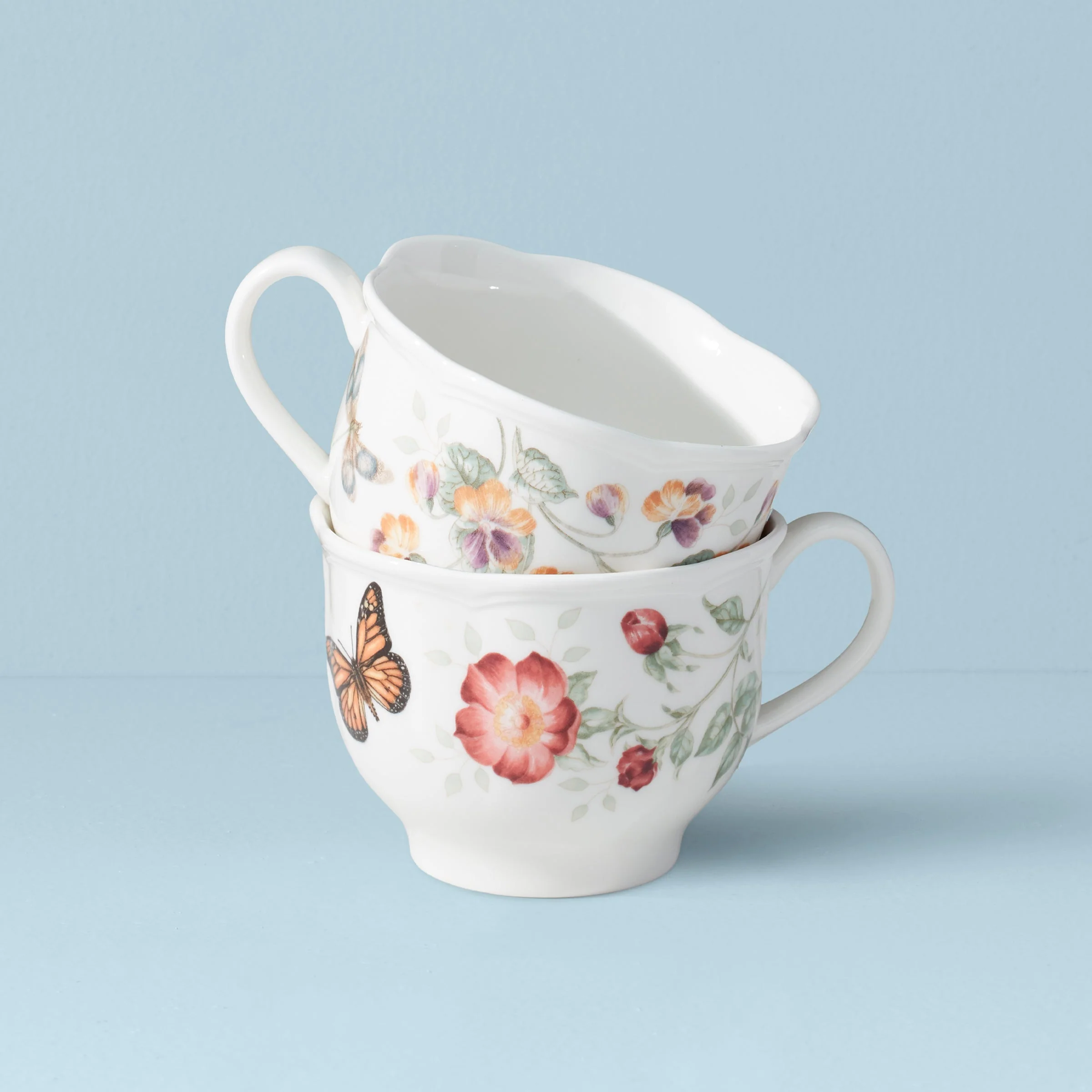 Butterfly Meadow Latte Mugs, Set of 2