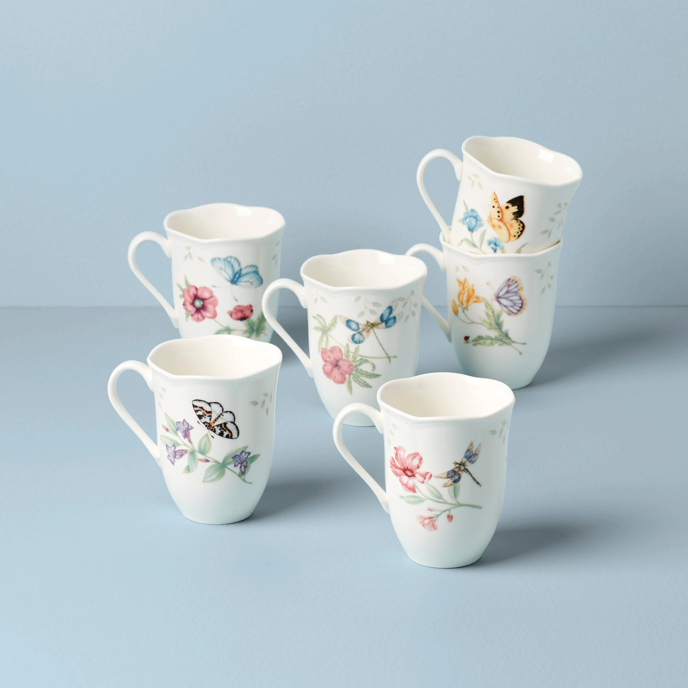 Butterfly Meadow Mugs, Set of 6 - Image 2