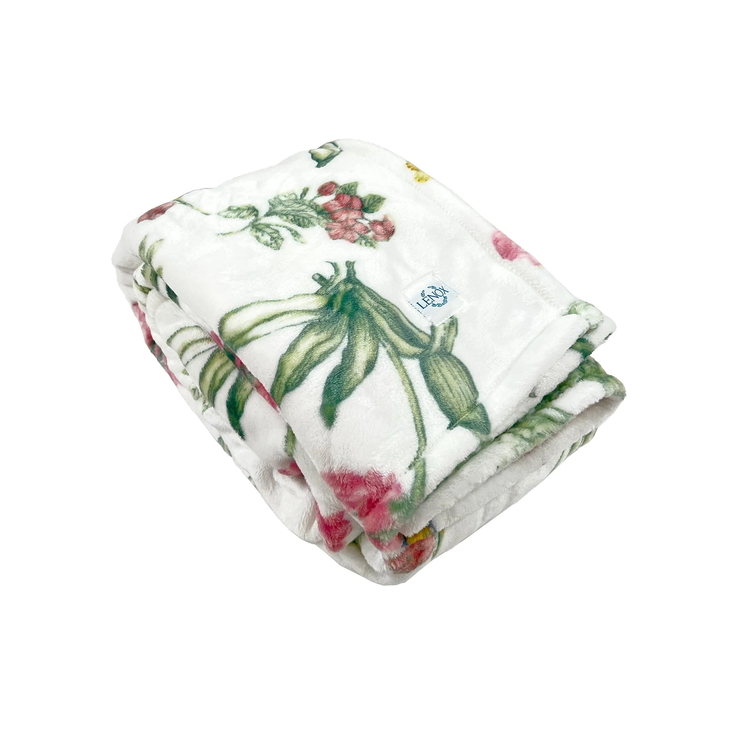 Butterfly Meadow Bloom Pink Throw Blanket - Image 3