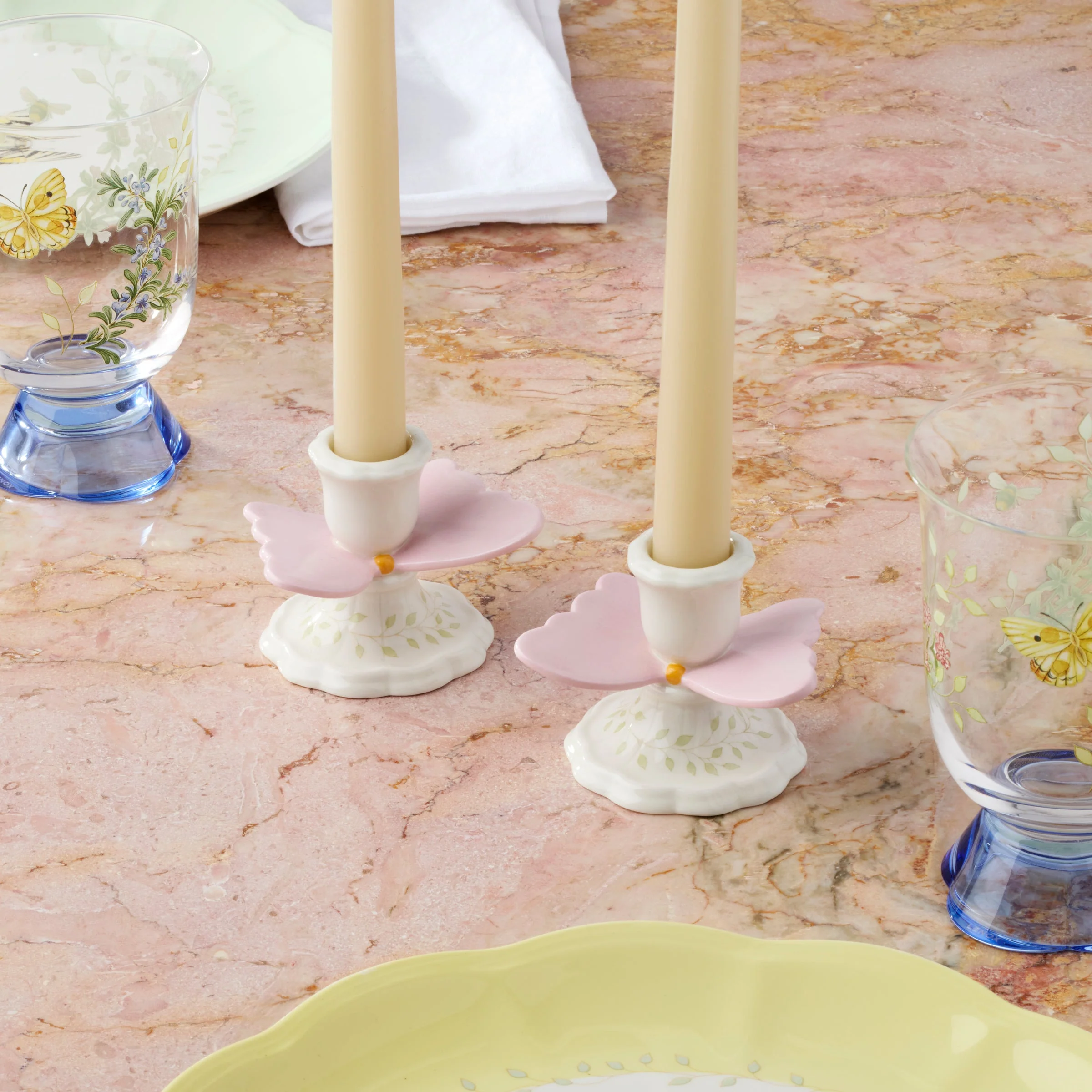 Butterfly Meadow Candlestick Holders, Set of 2 - Image 5