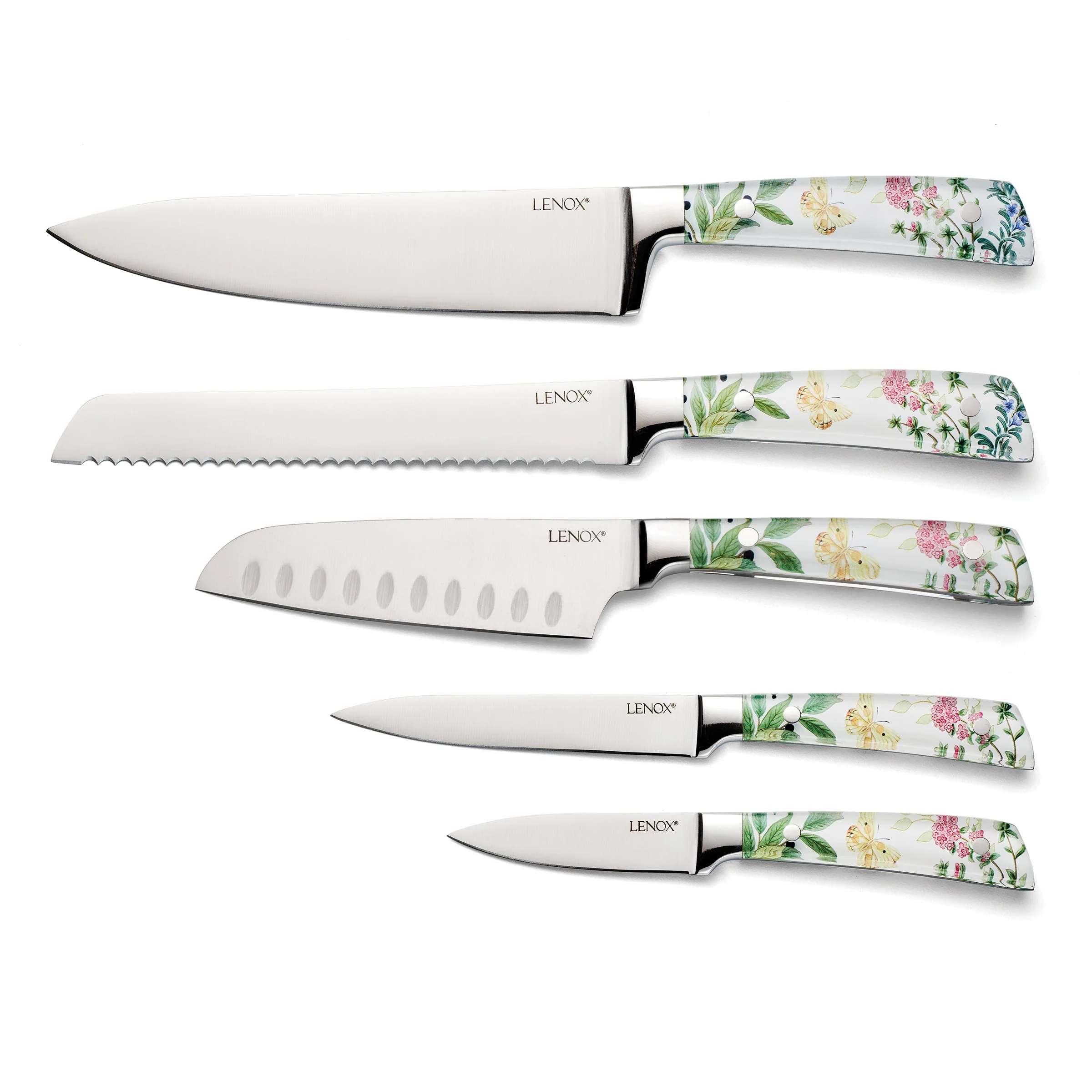Butterfly Meadow Herbs 6-Piece Cutlery Block Set - Image 3