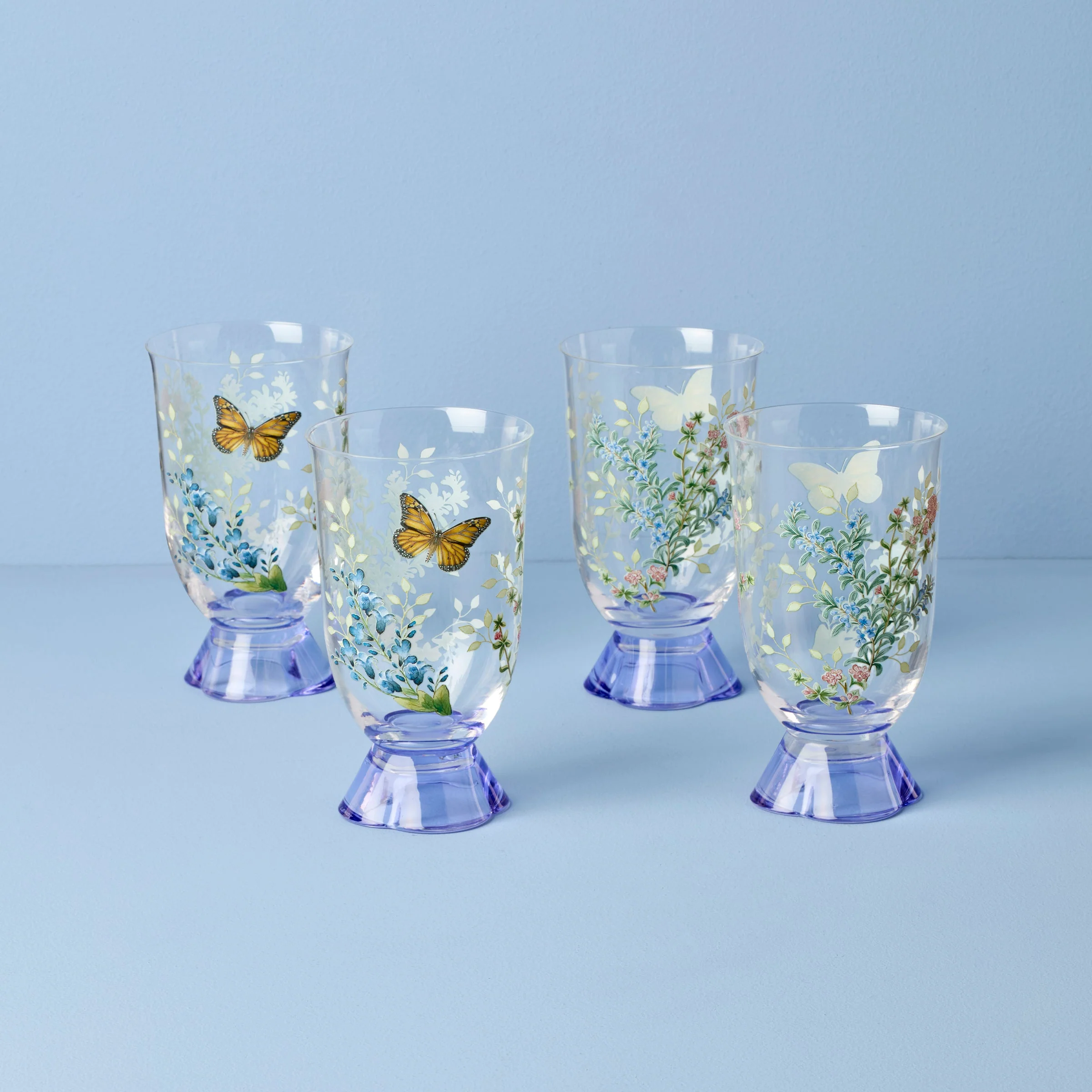 Butterfly Meadow Herbs Tall Tumblers, Set of 4 - Image 2