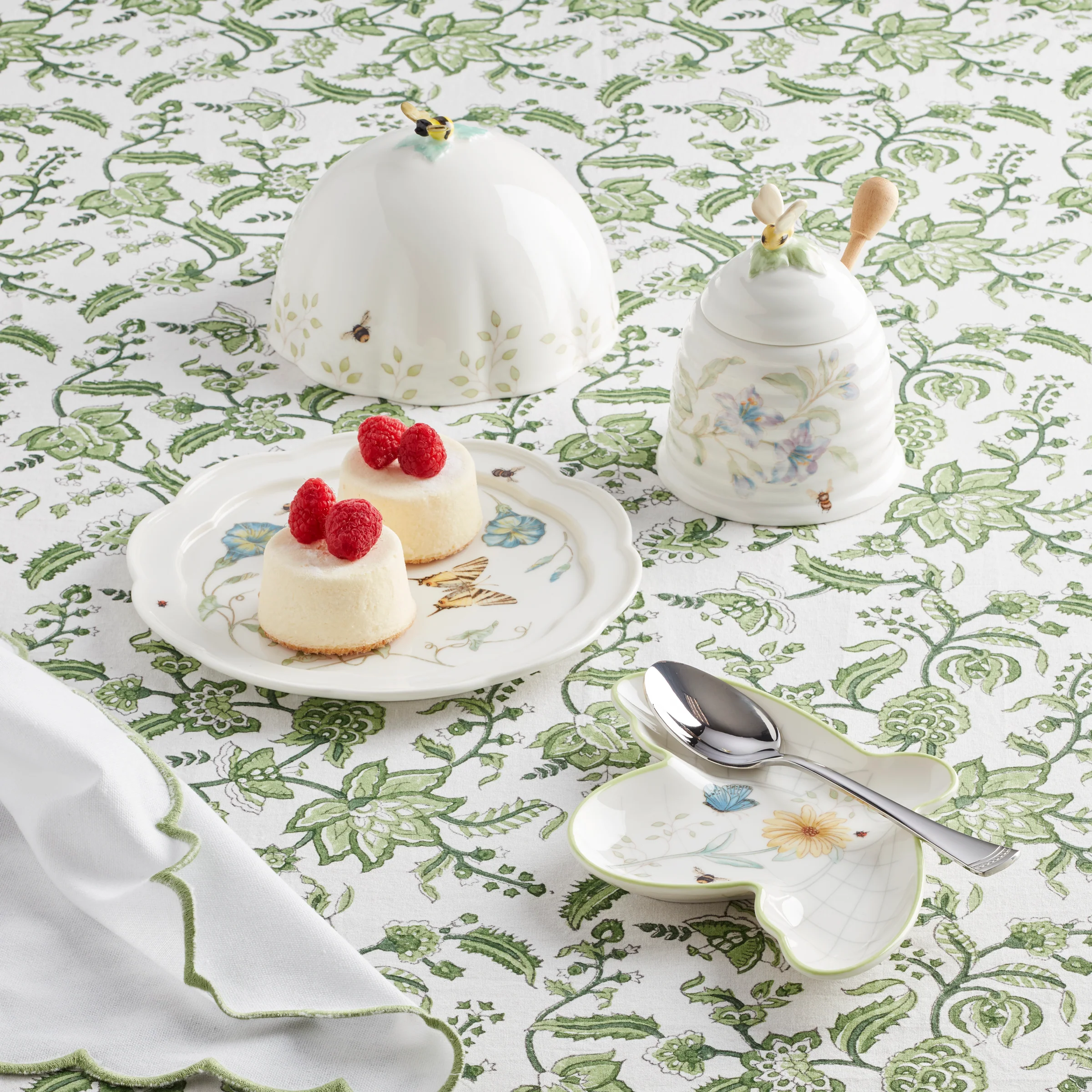 Butterfly Meadow Covered Butter Dish - Image 7