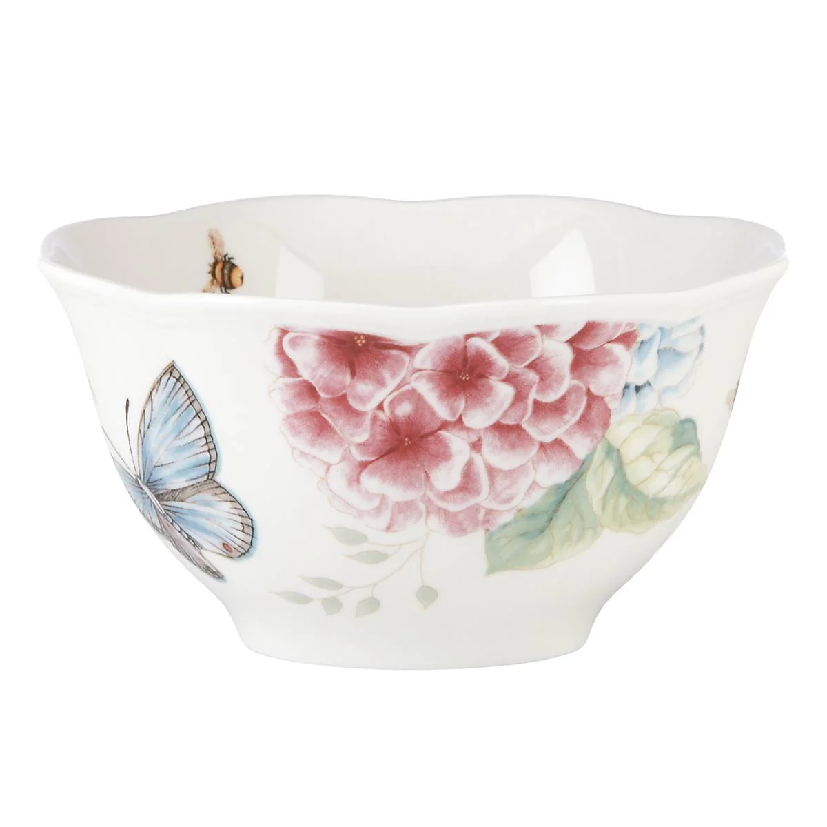 Butterfly Meadow Hydrangea 12-Piece Dinnerware Set - Image 5