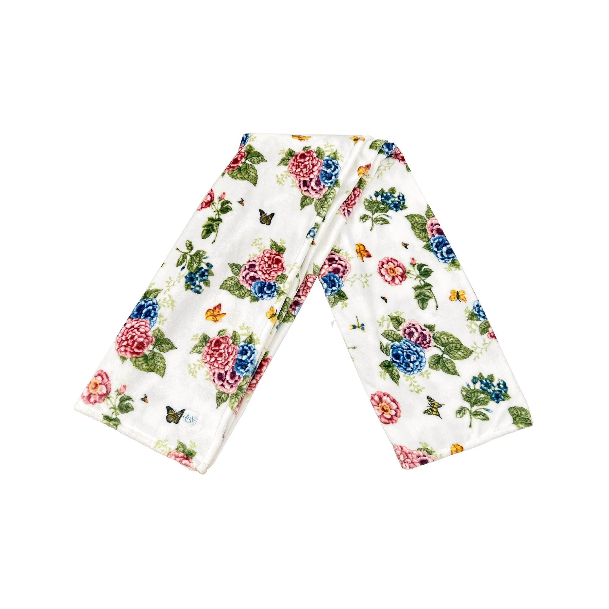 Butterfly Meadow Hydrangea Throw Blanket - Image 7