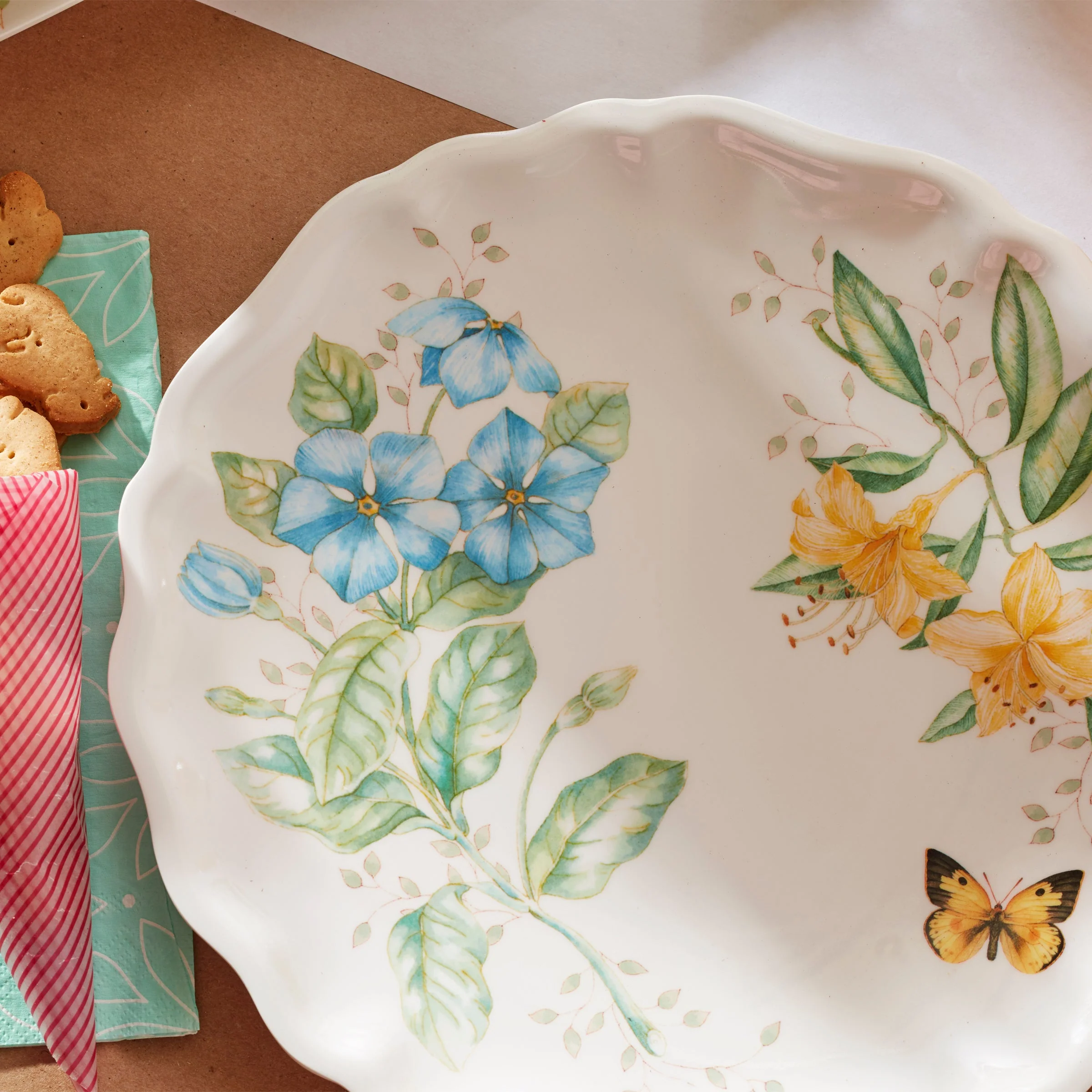 Butterfly Meadow Melamine Dinner Plates, Set of 4 - Image 6