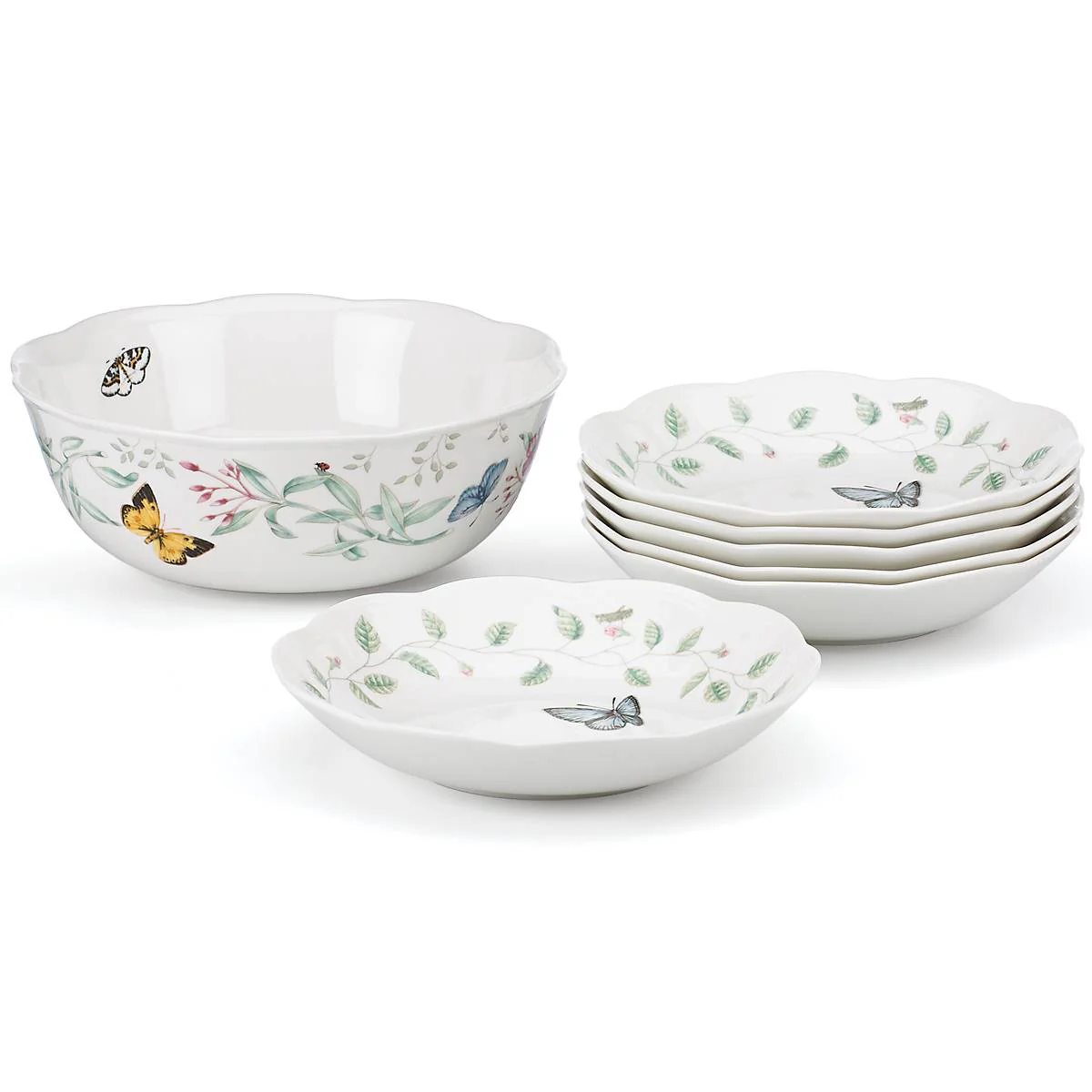 Butterfly Meadow 7-Piece Bowl Set - Image 4