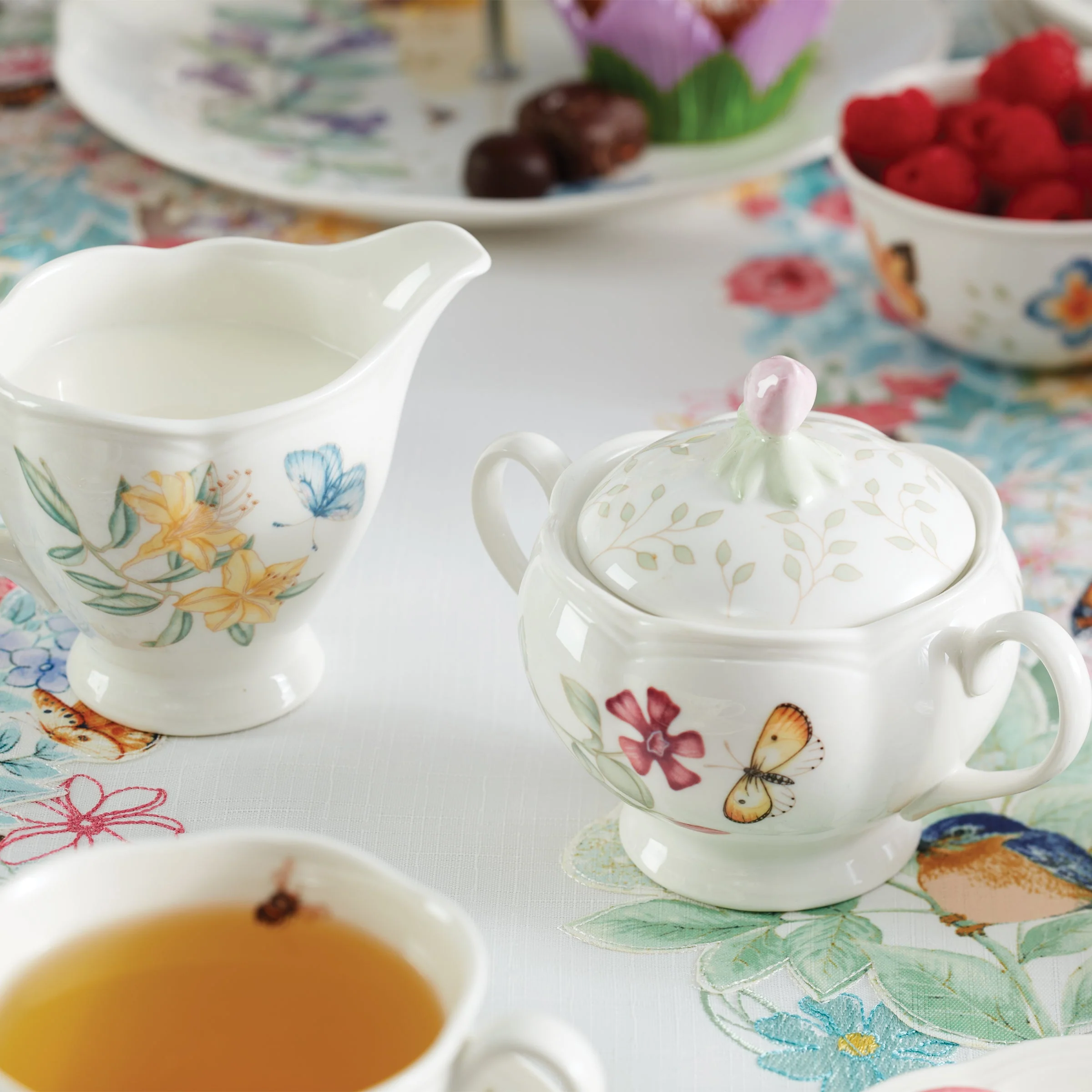 Butterfly Meadow 9-Piece Tea Set - Image 3