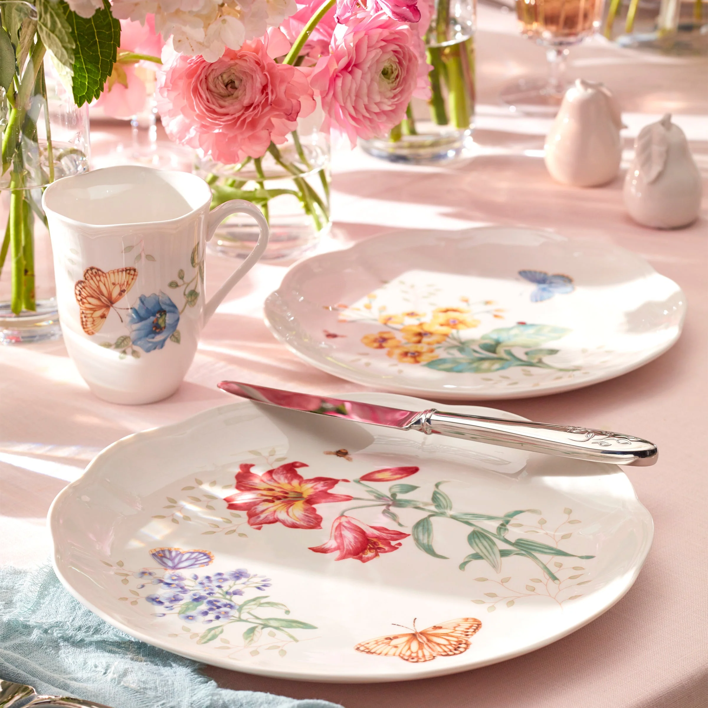 Butterfly Meadow Fritillary Dinner Plate - Image 2