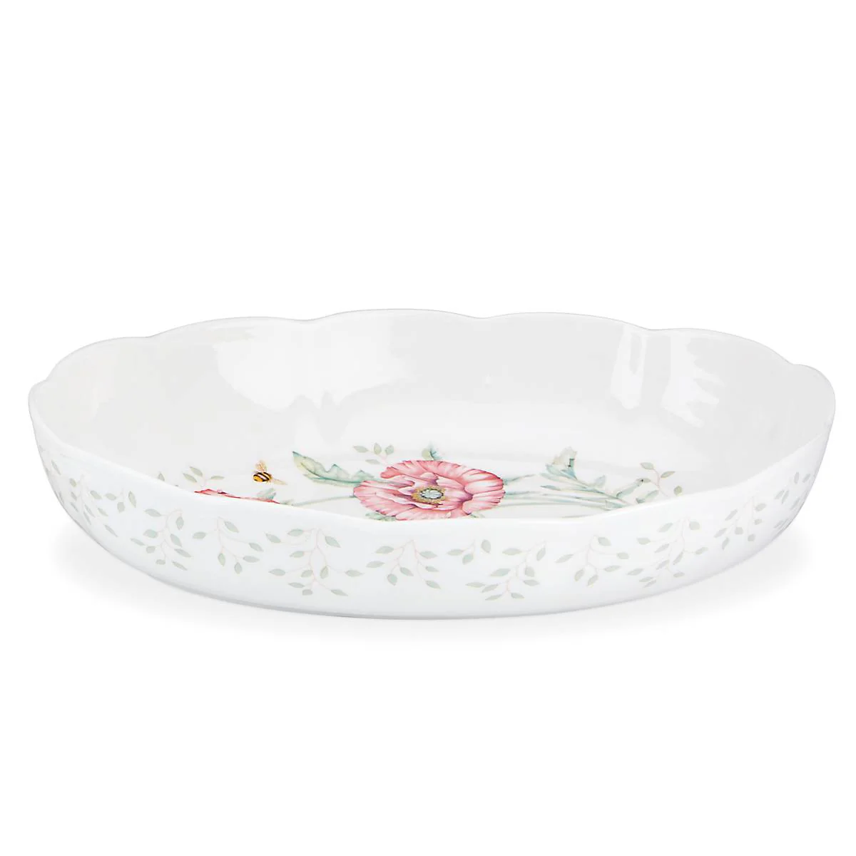 Butterfly Meadow Scalloped Oval Baker - Image 6