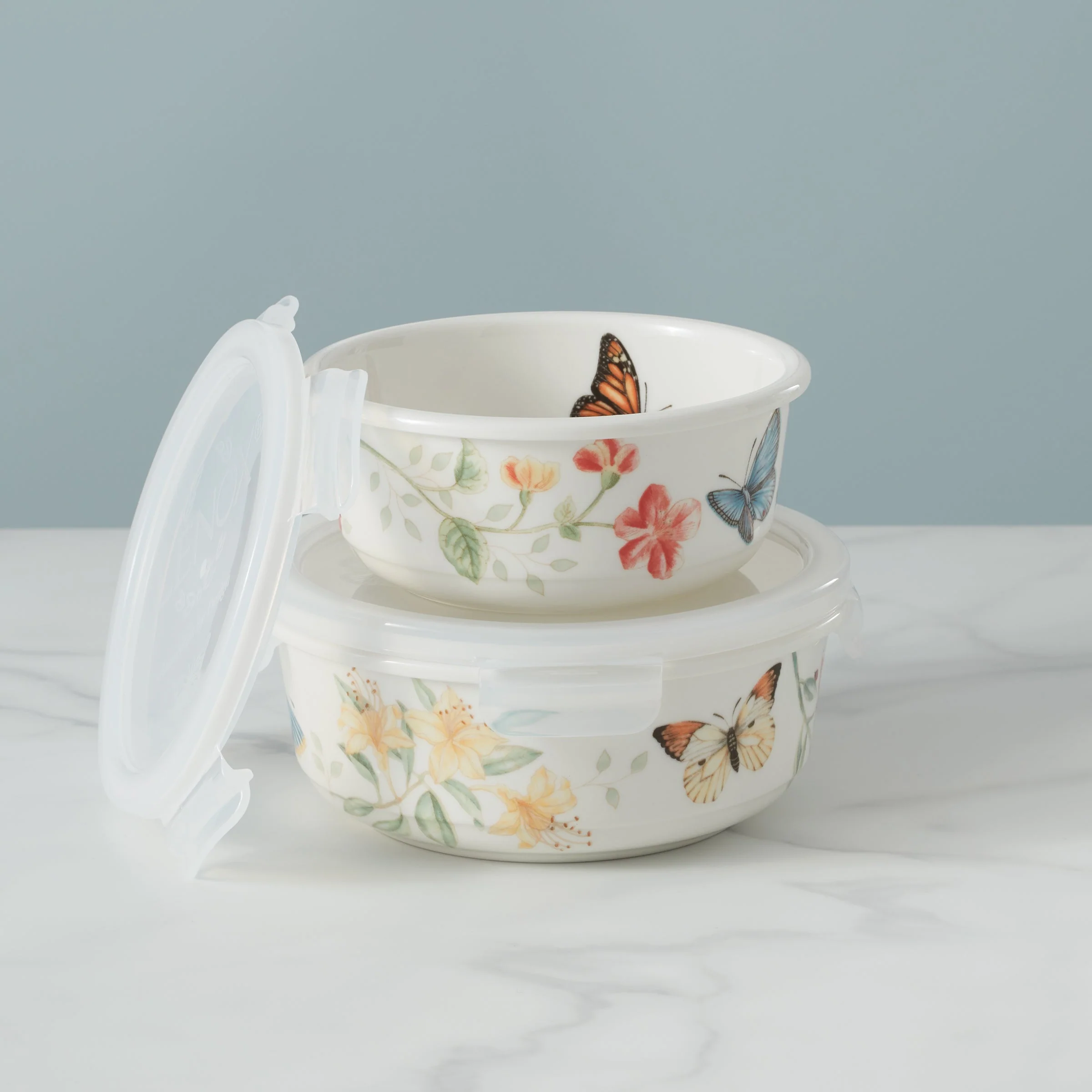 Butterfly Meadow Large Round Container - Image 3