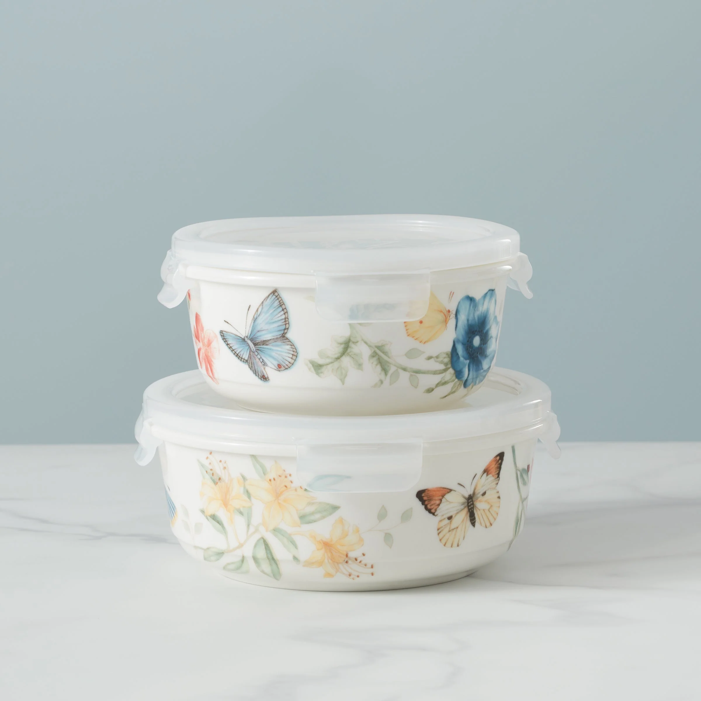 Butterfly Meadow Large Round Container - Image 4