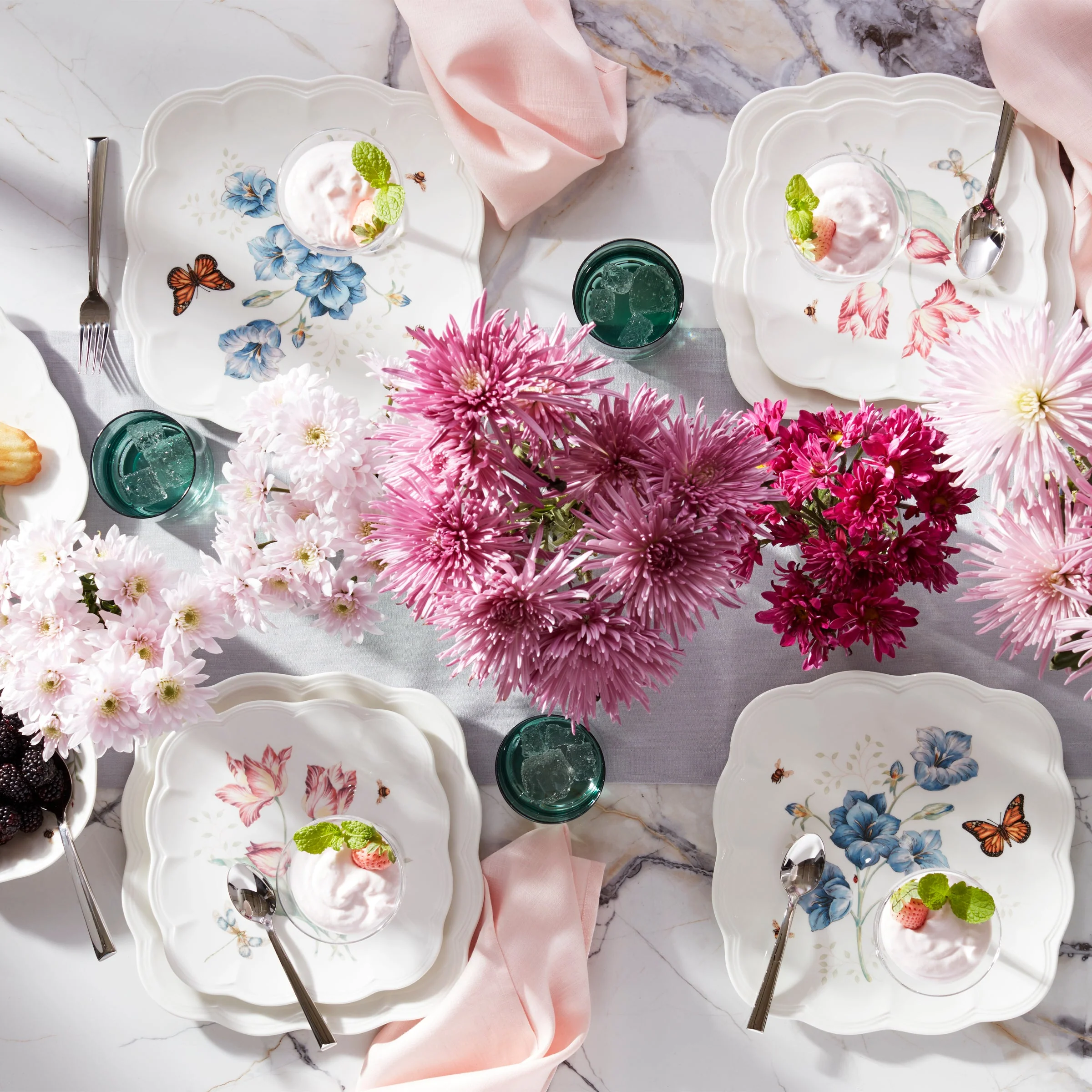Butterfly Meadow Square 18-Piece Dinnerware Set - Image 2