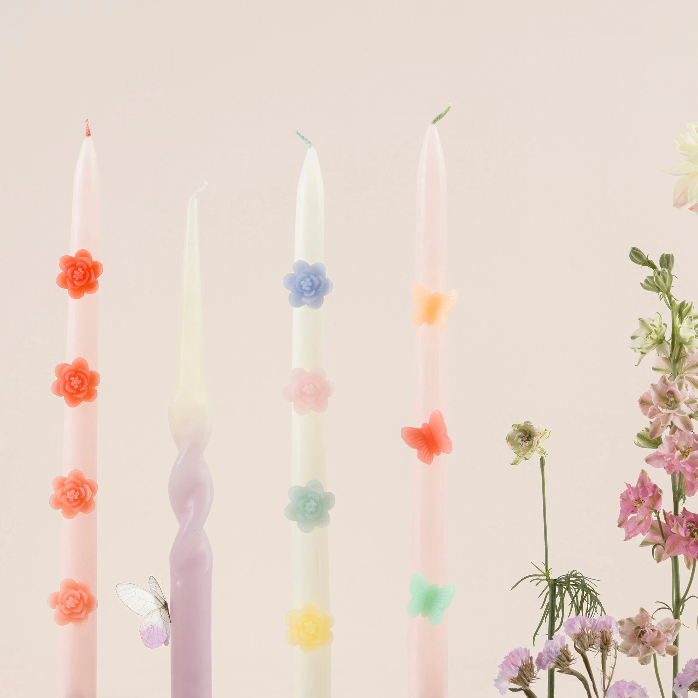 Butterfly Taper Candles, Set of 2 - Image 5