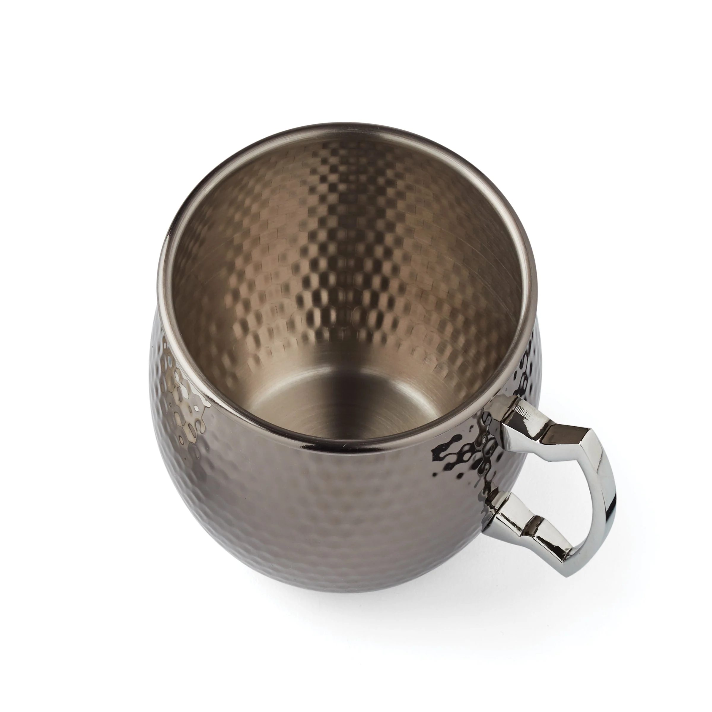 Hammered Black Moscow Mule Mugs, Set of 2 - Image 2
