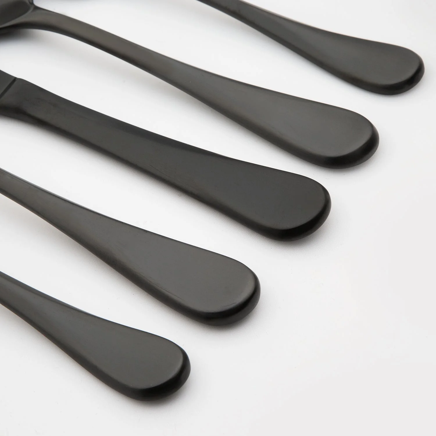 Eloquence Black Satin 20-Piece Flatware Set - Image 5
