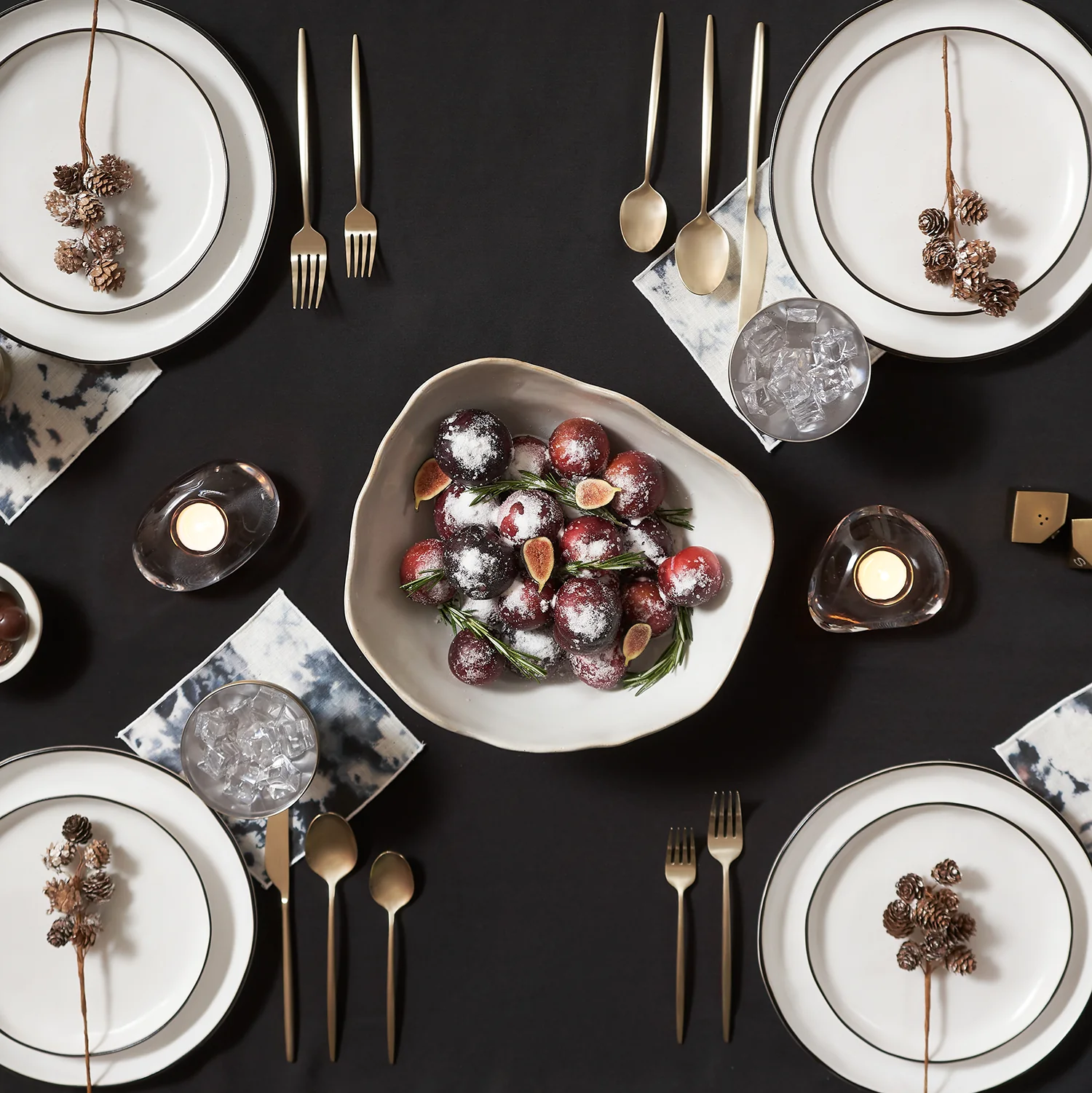 Gaze Champagne Satin 20-Piece Flatware Set - Image 13