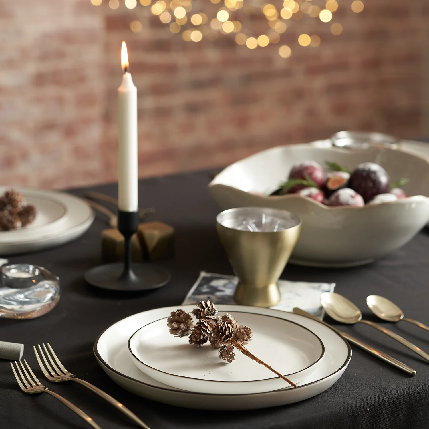 Gaze Champagne Satin 20-Piece Flatware Set - Image 6