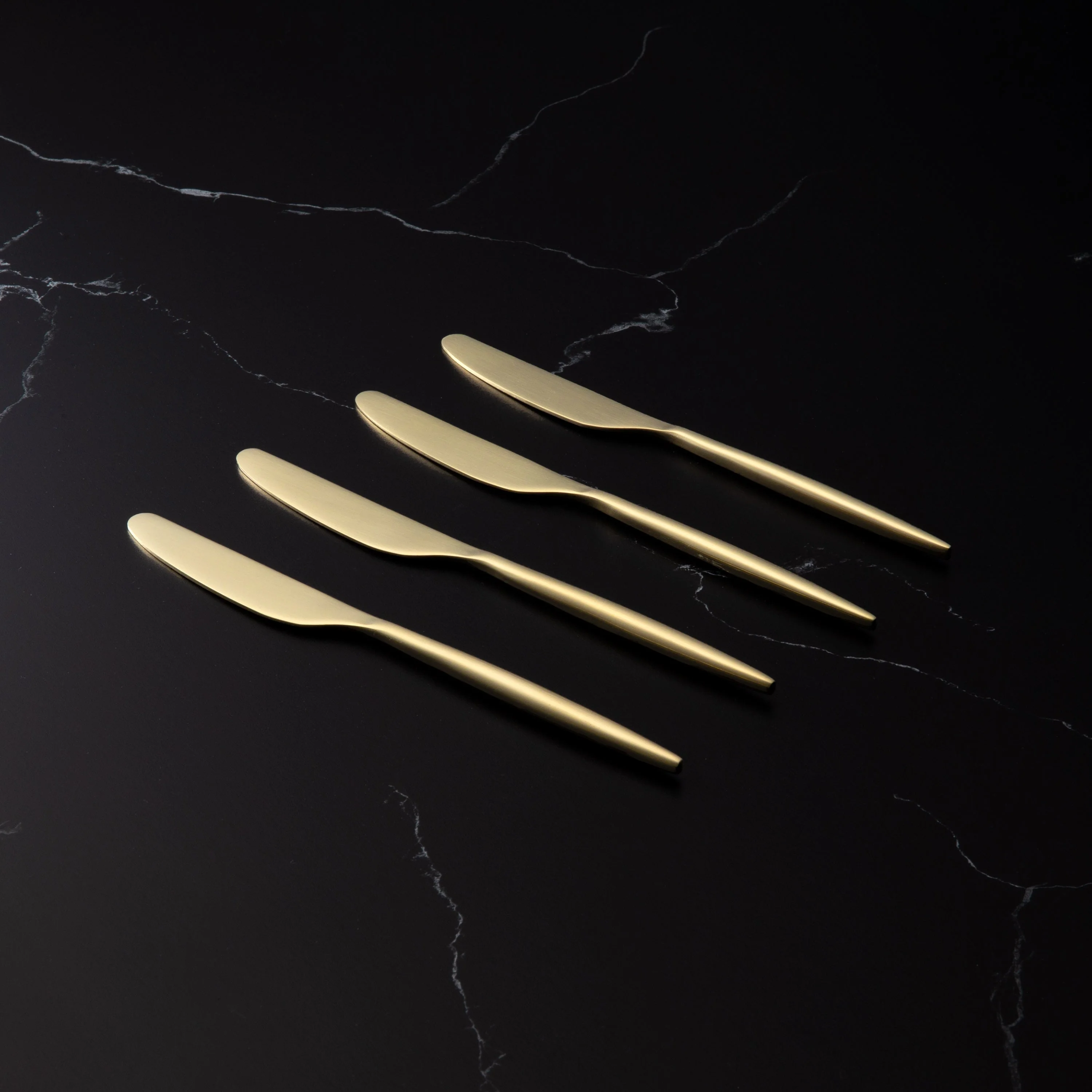 Gaze Champagne Satin Spreaders, Set of 4 - Image 2
