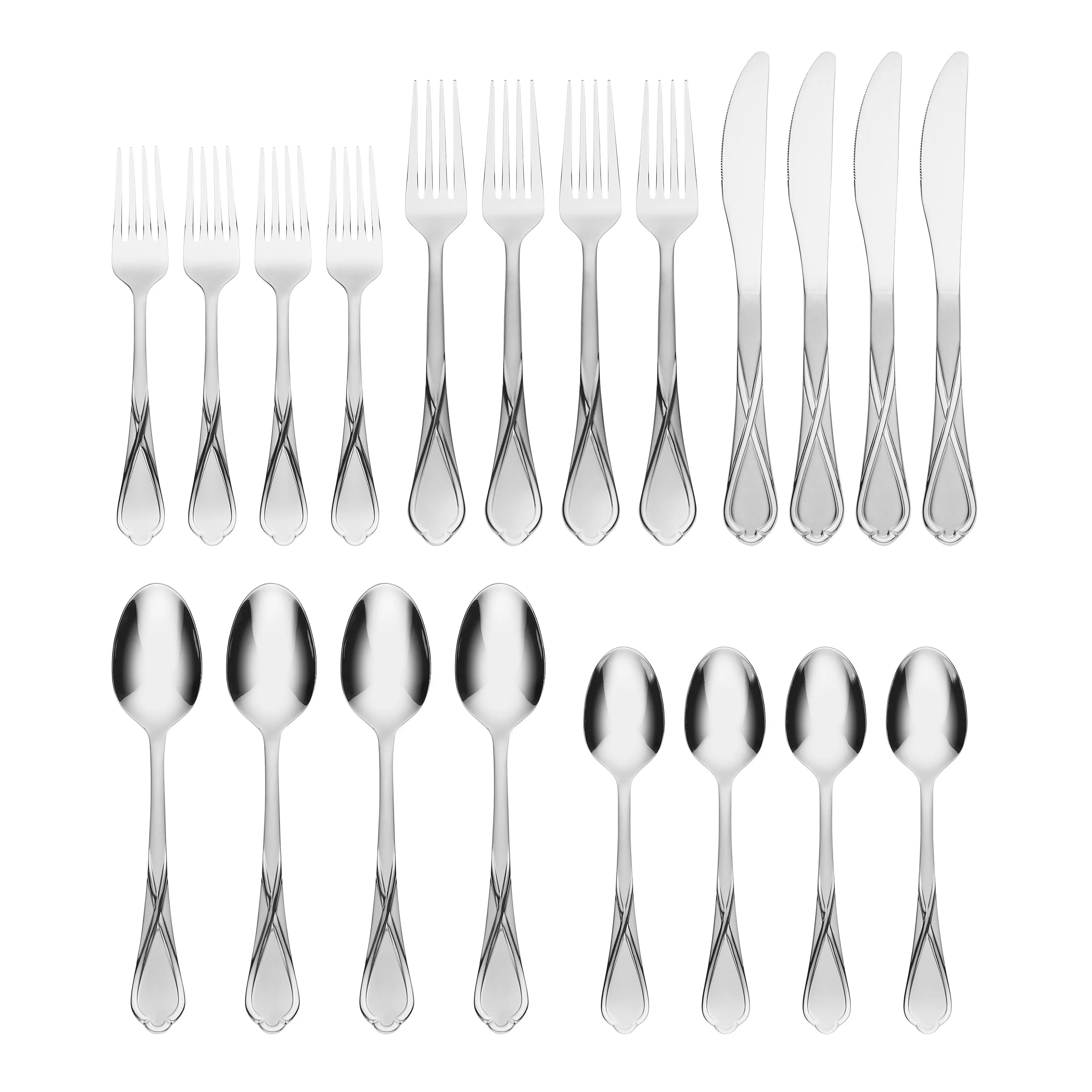 Heather Sand 20-Piece Flatware Set - Image 2